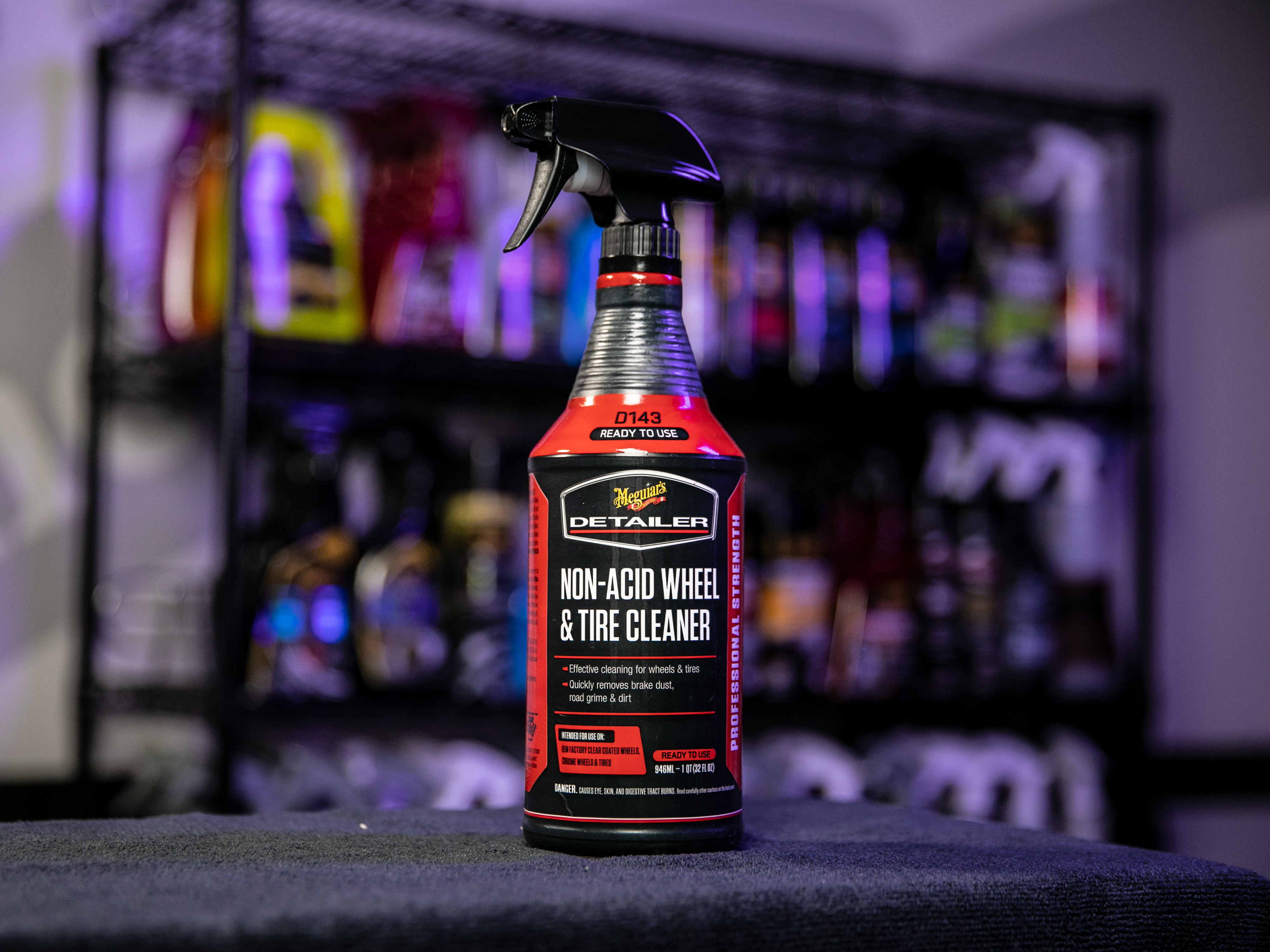 Meguiar's Non-Acid Wheel & Tire Cleaner – Clean Tires & Wheels Without  Using Acid - DRTU14332, 32 oz