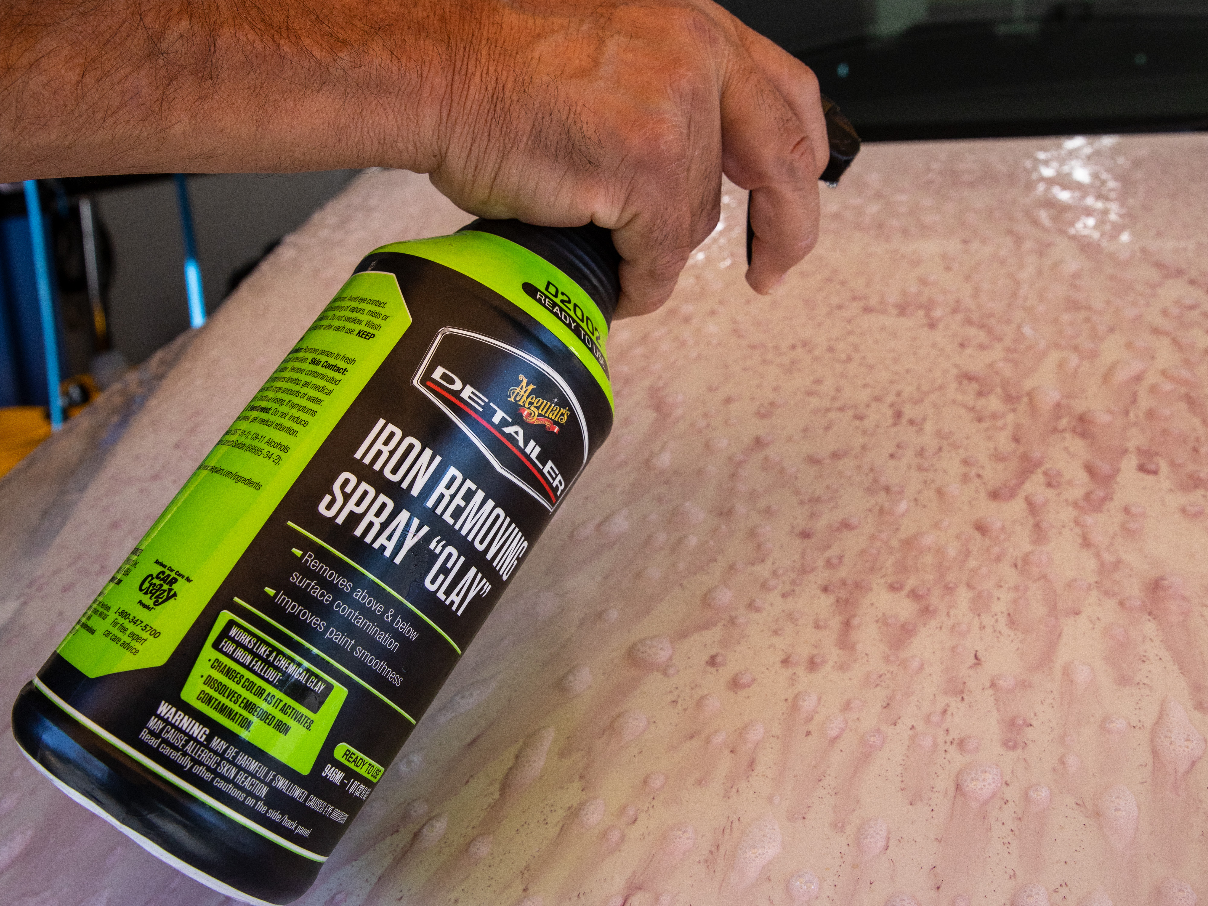 Meguiar's Iron Removing Spray Clay - Industrial Fallout & Iron