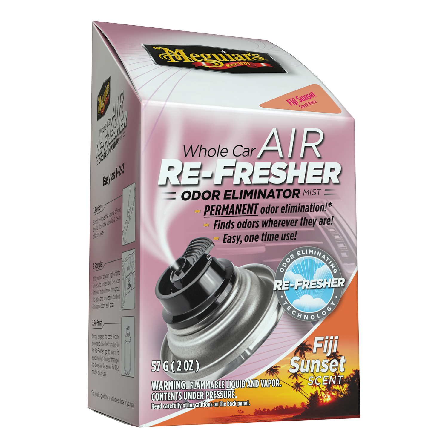 Meguiar's Whole Car Air ReFresher Odor Eliminator – Fiji Sunset