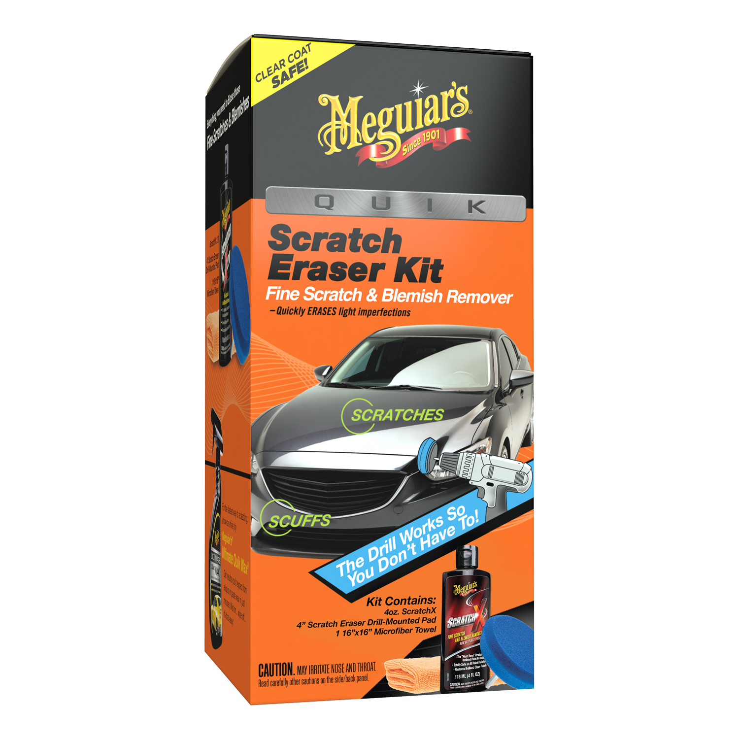 Meguiar's Quik Scratch Eraser Kit, Car Scratch Remover that Removes  Blemishes - Dutch Goat
