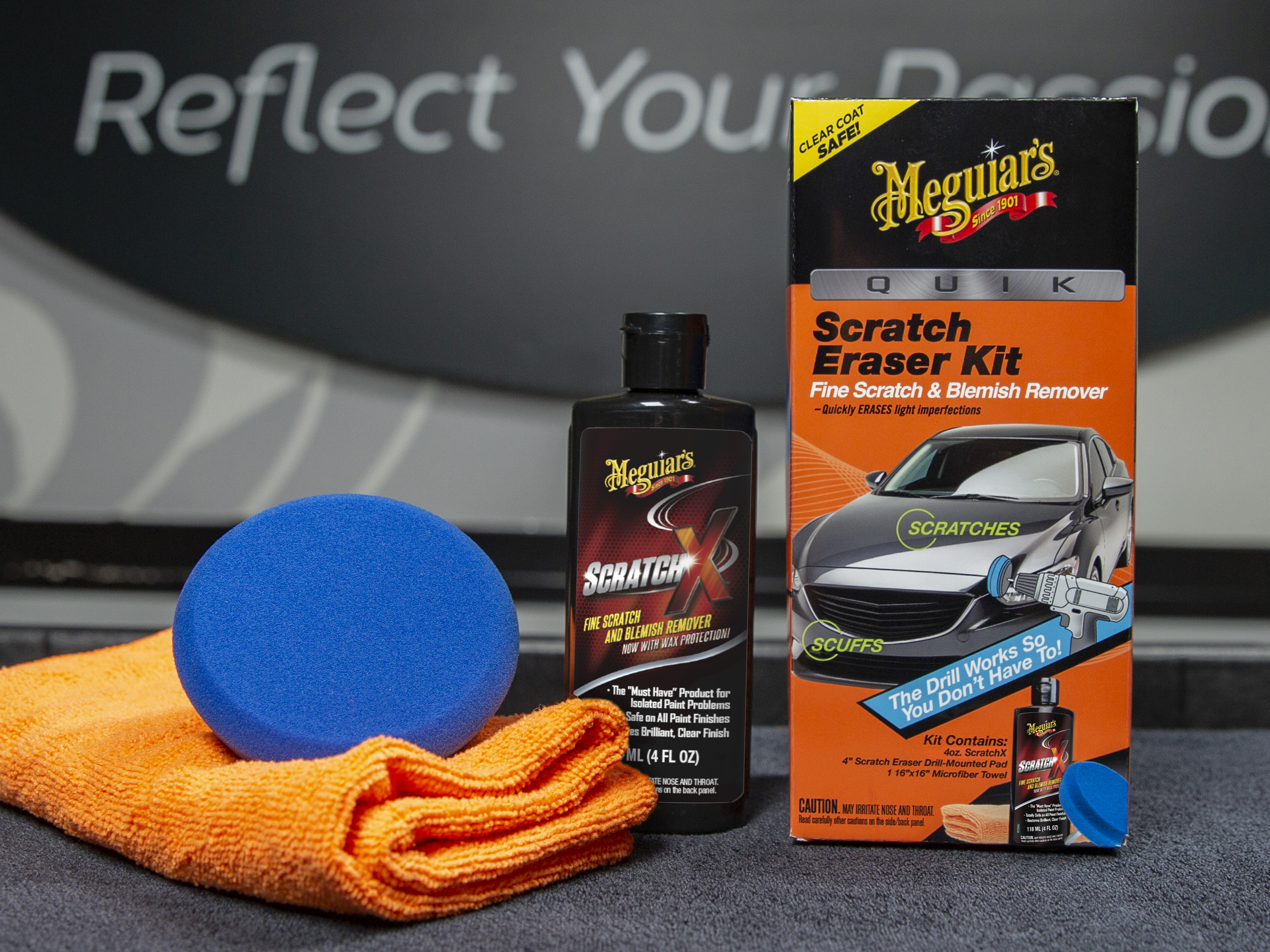 Meguiar's Quik Scratch Eraser Kit – All in One Kit to Remove Fine Blemishes  - G190200, Kit