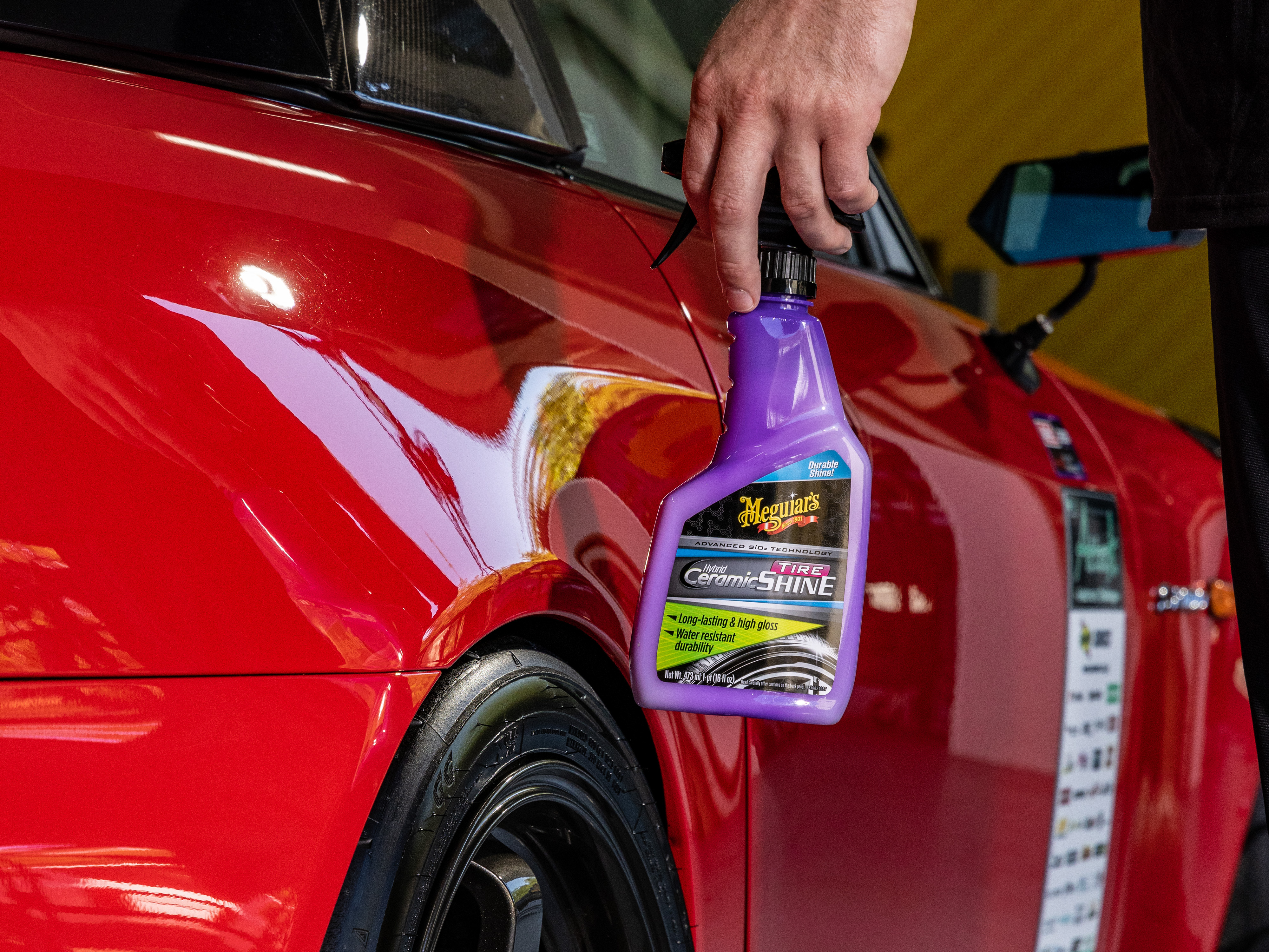 Meguiar's hot shine tire coating the best way to apply 