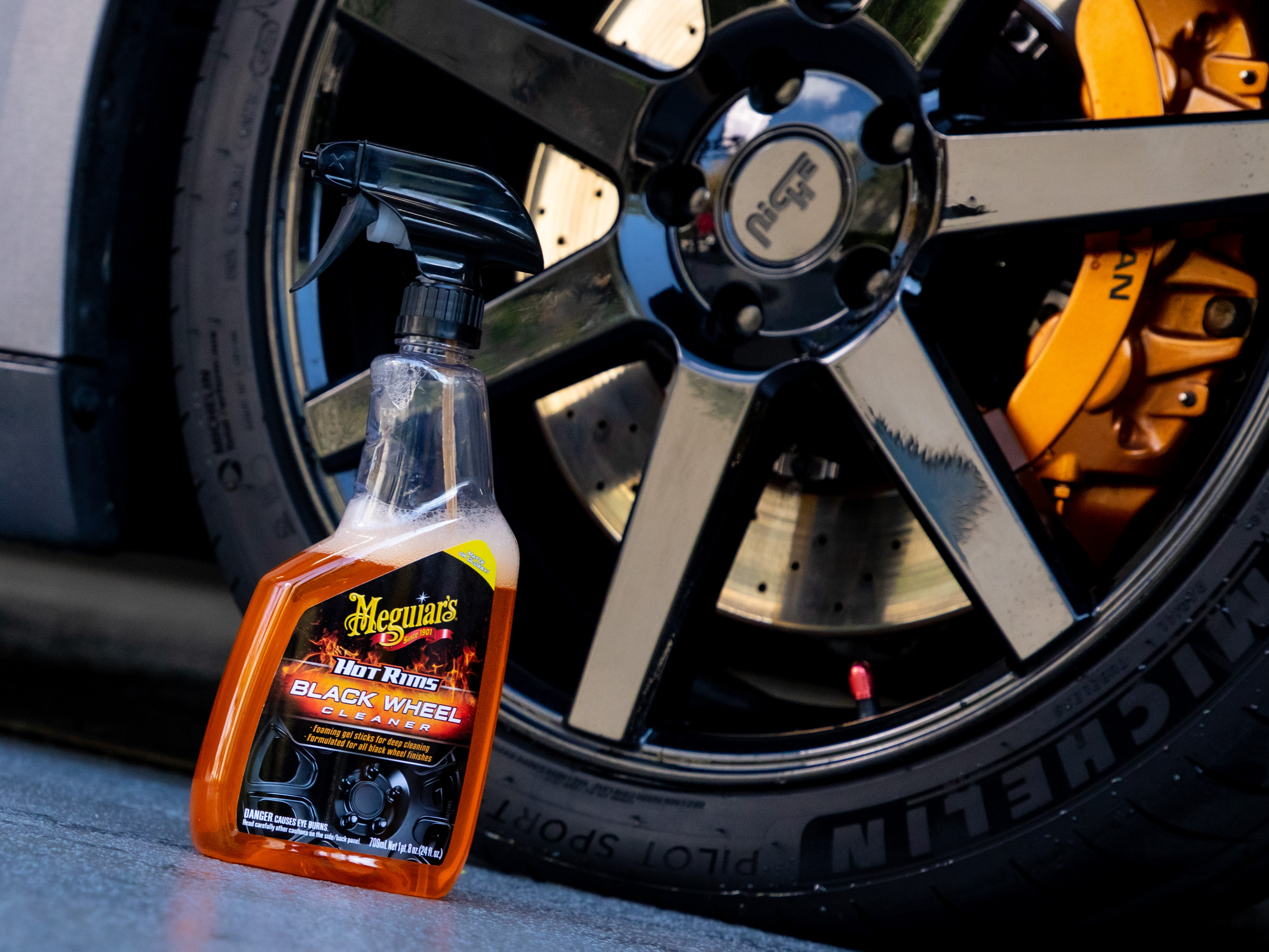 Hot Rims Black Wheel Cleaner.MP4, wheel, Do you have black wheels? Have  you tried our all-new Hot Rims Black Wheel Cleaner yet? Click here if you  need it!