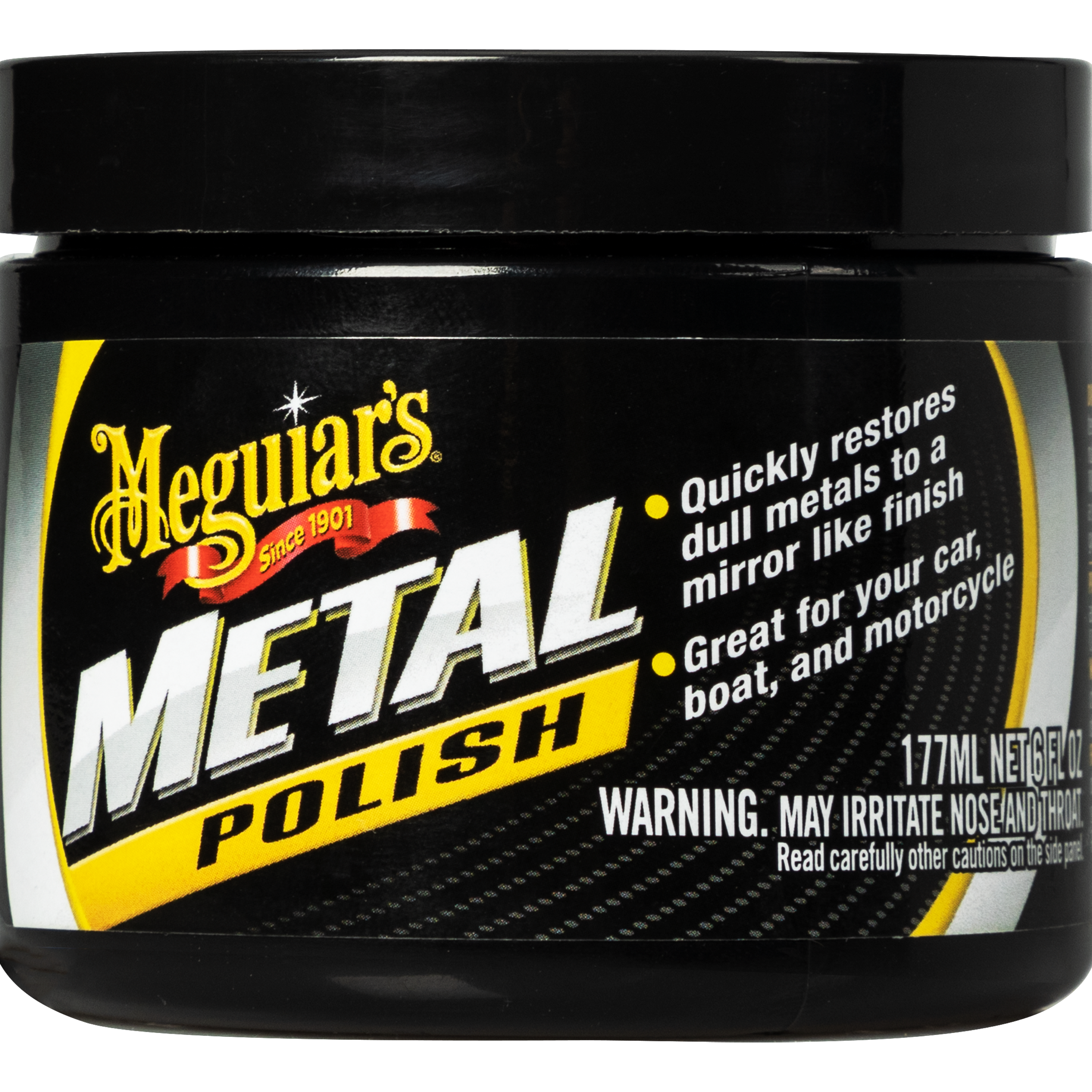 Meguiar's Metal Polish, G211606, 6 Oz