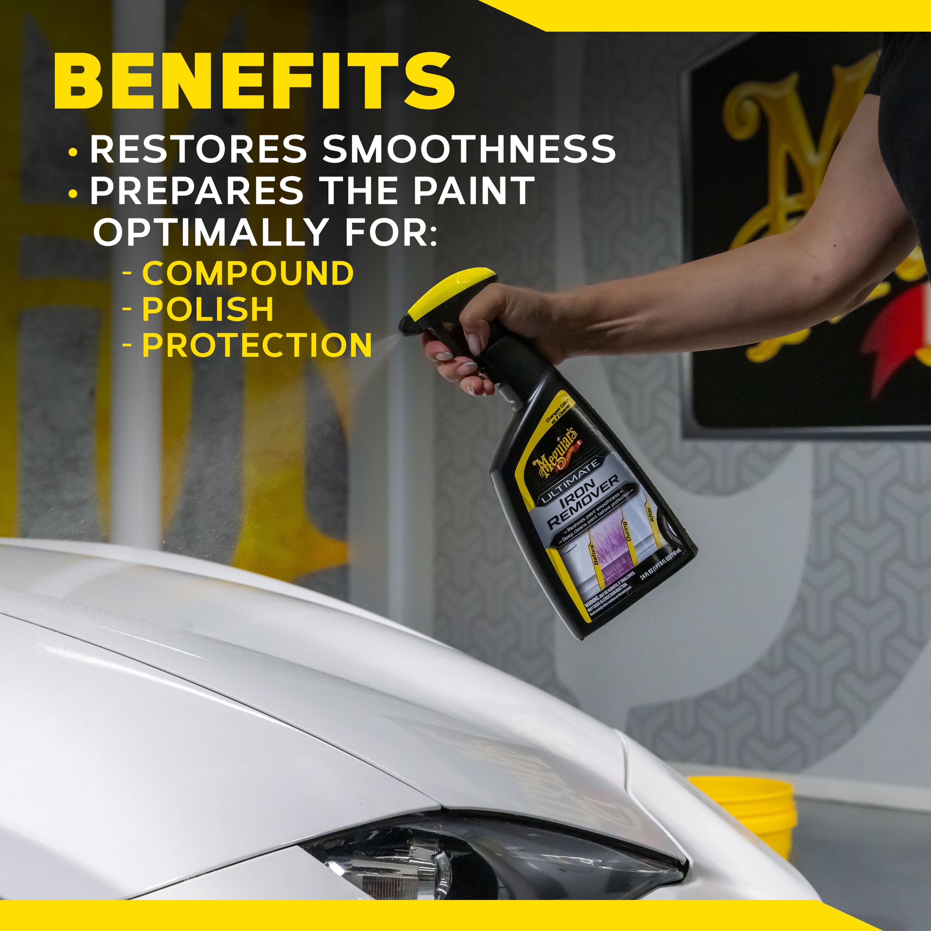 Meguiar’s, Ultimate Iron Remover, G250524, 24oz