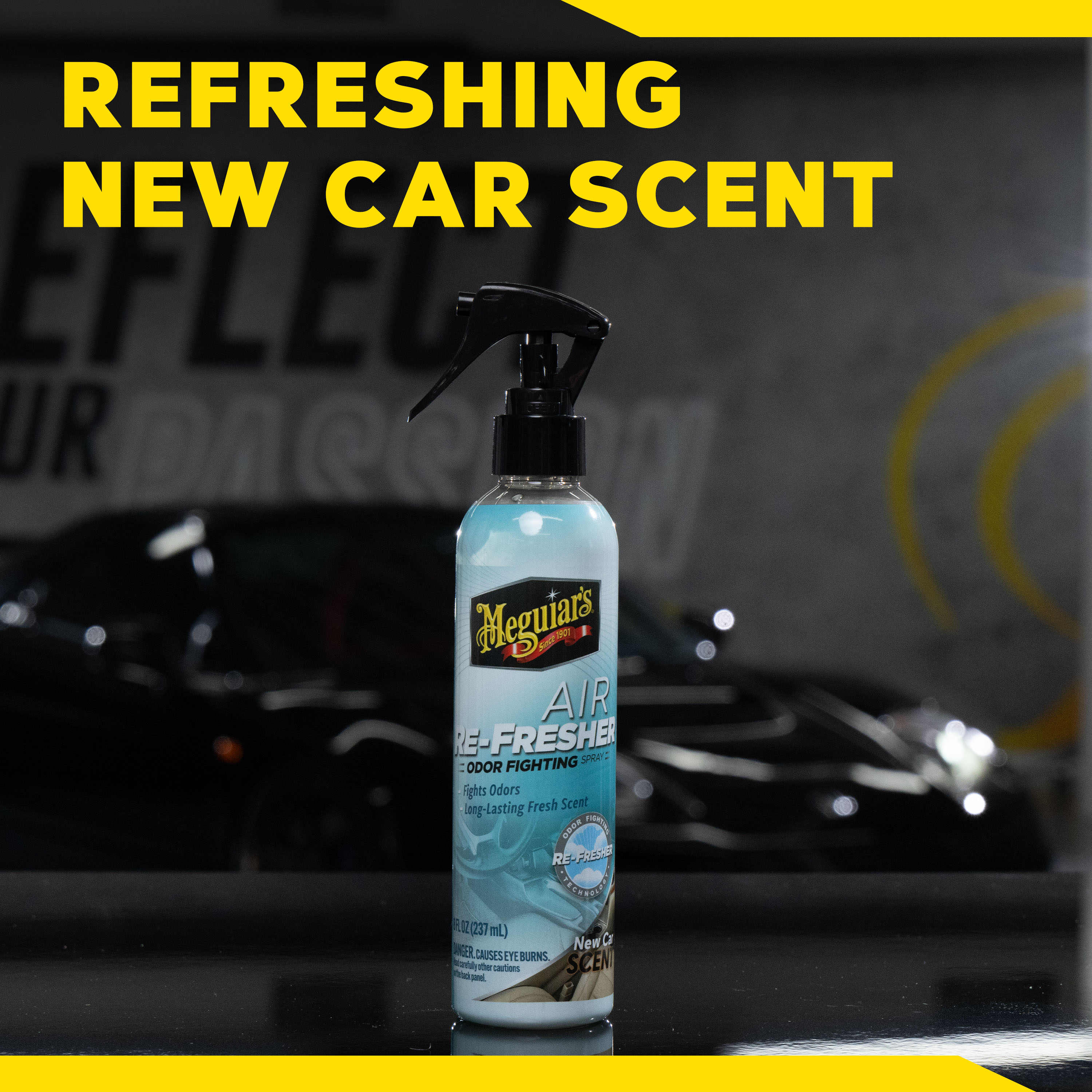 Meguiar’s, New Car Air Refresher Trigger, G250608, 8oz