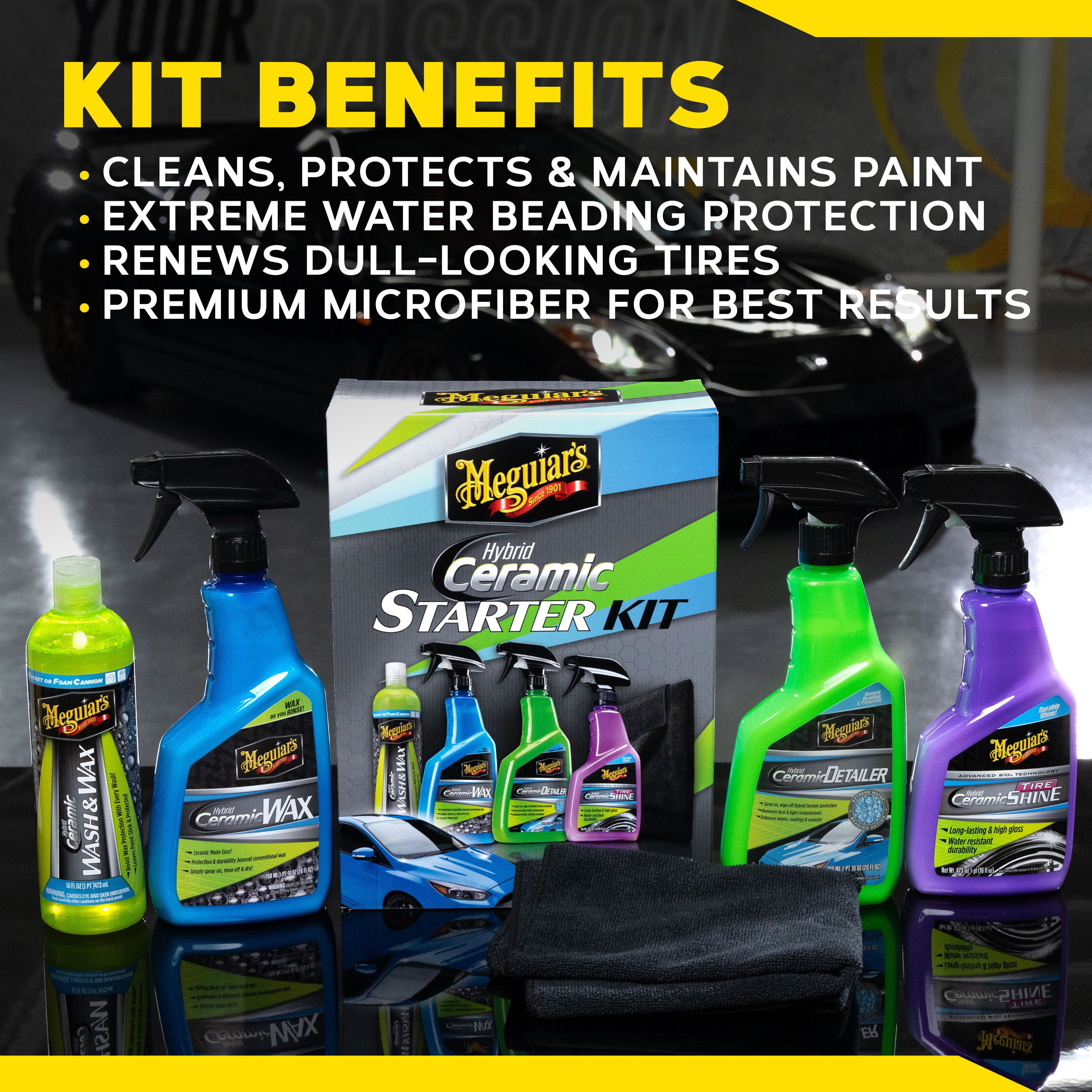 Meguiar’s, Hybrid Ceramic Starter Kit, G55253