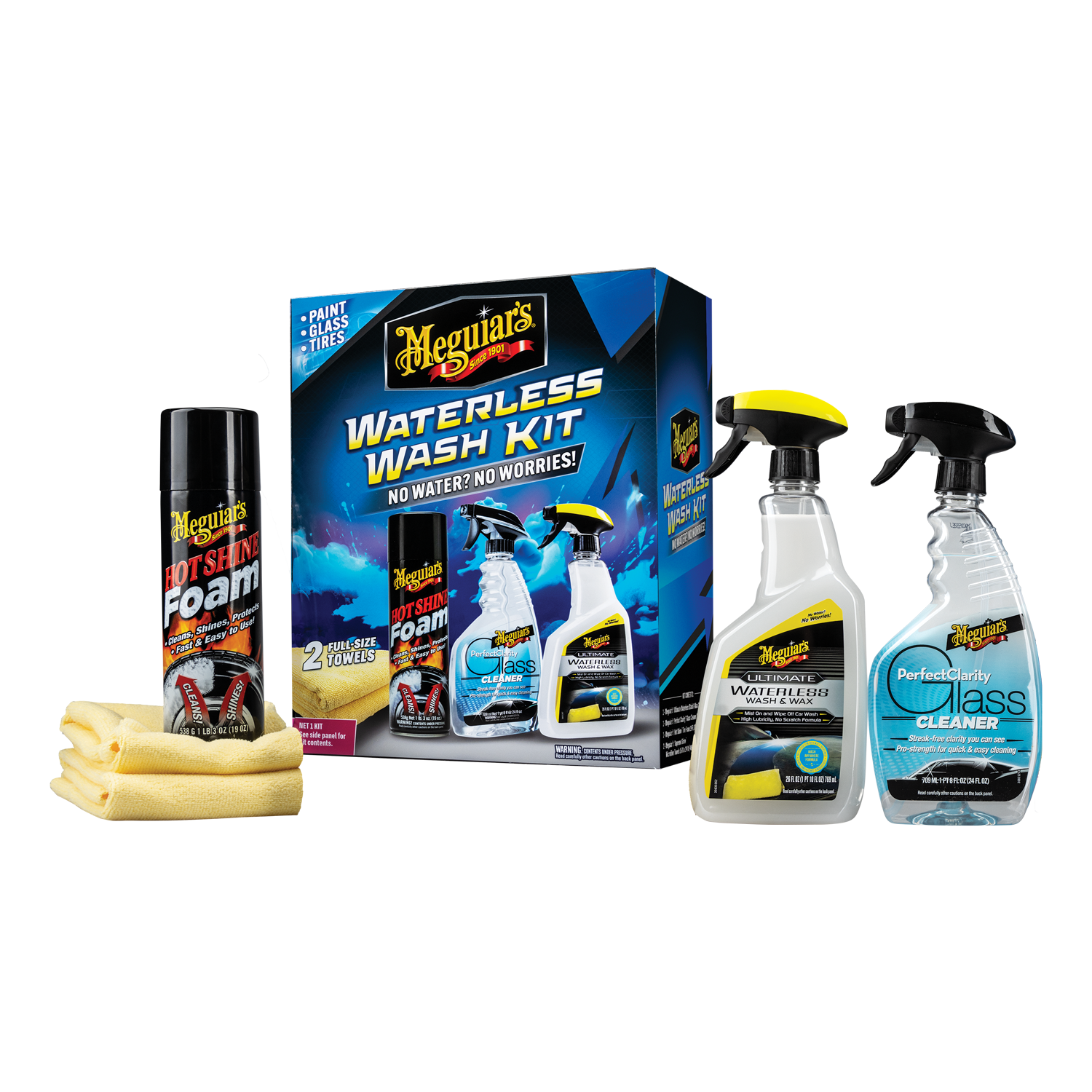 Meguiar s Waterless Wash Kit This Kit Gently Cleans Adds Shine and Protects all without Water Meguiar s