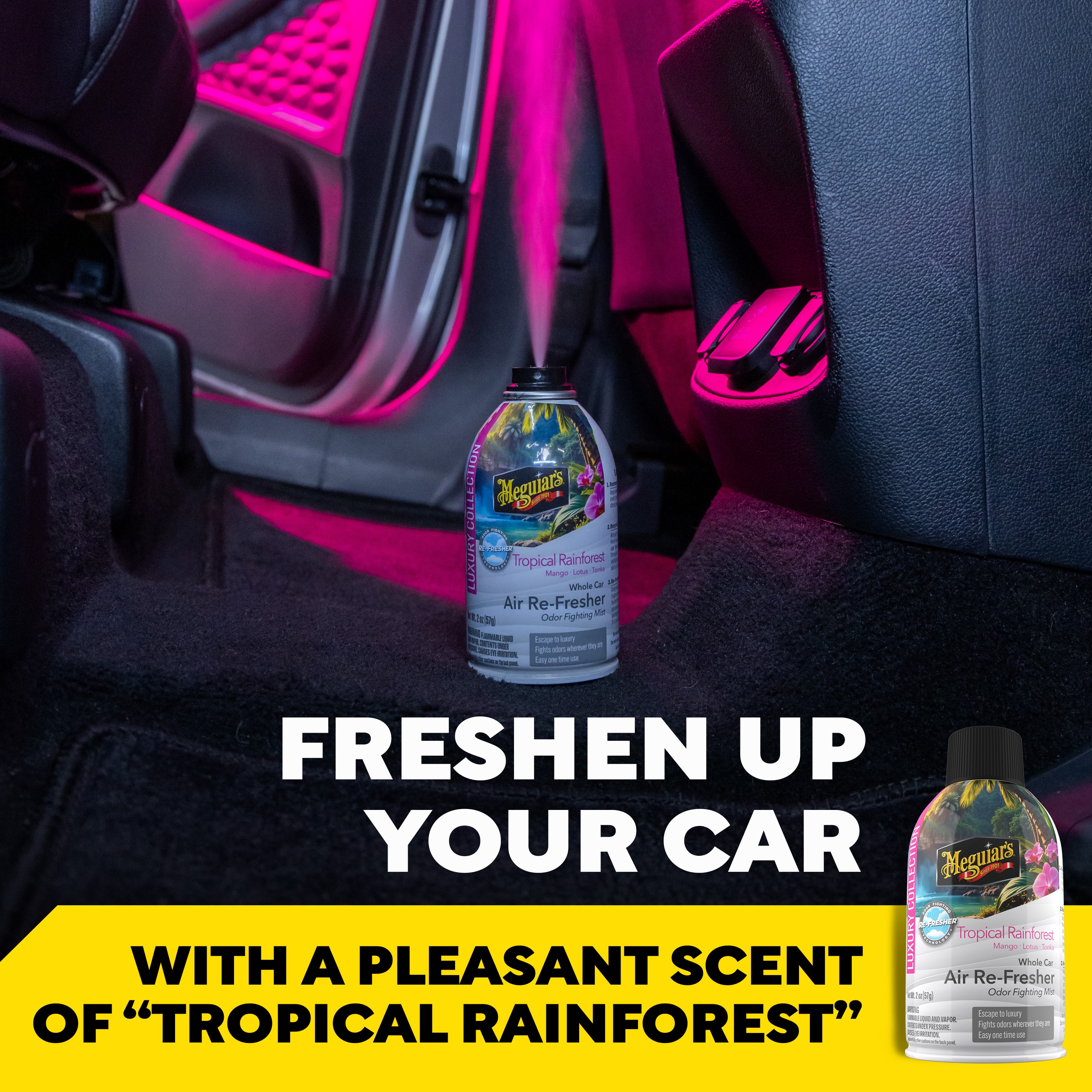 G262602 Whole Car Air Refresher - Tropical Rainforest