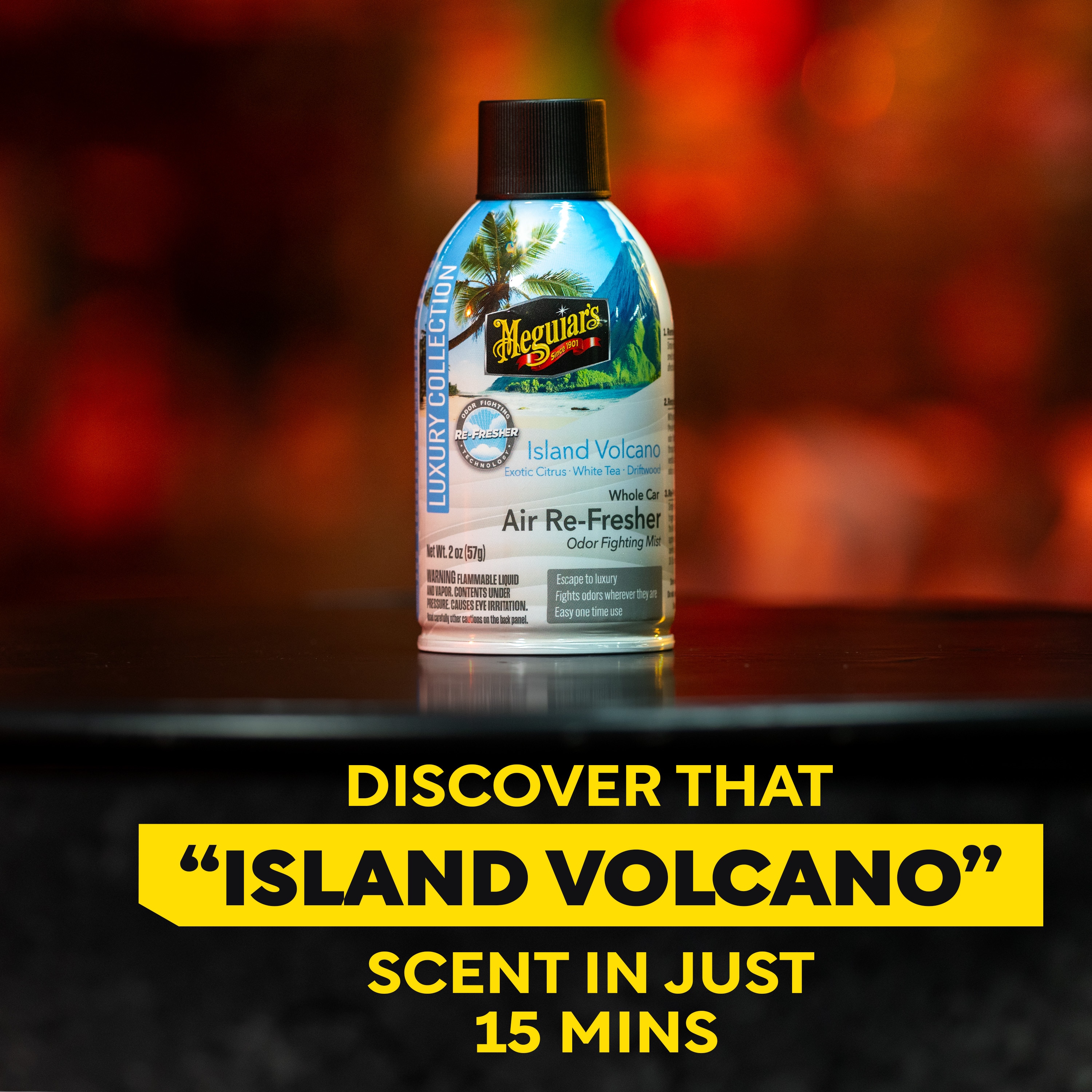 G262502 Whole Car Air Refresher - Island Volcano