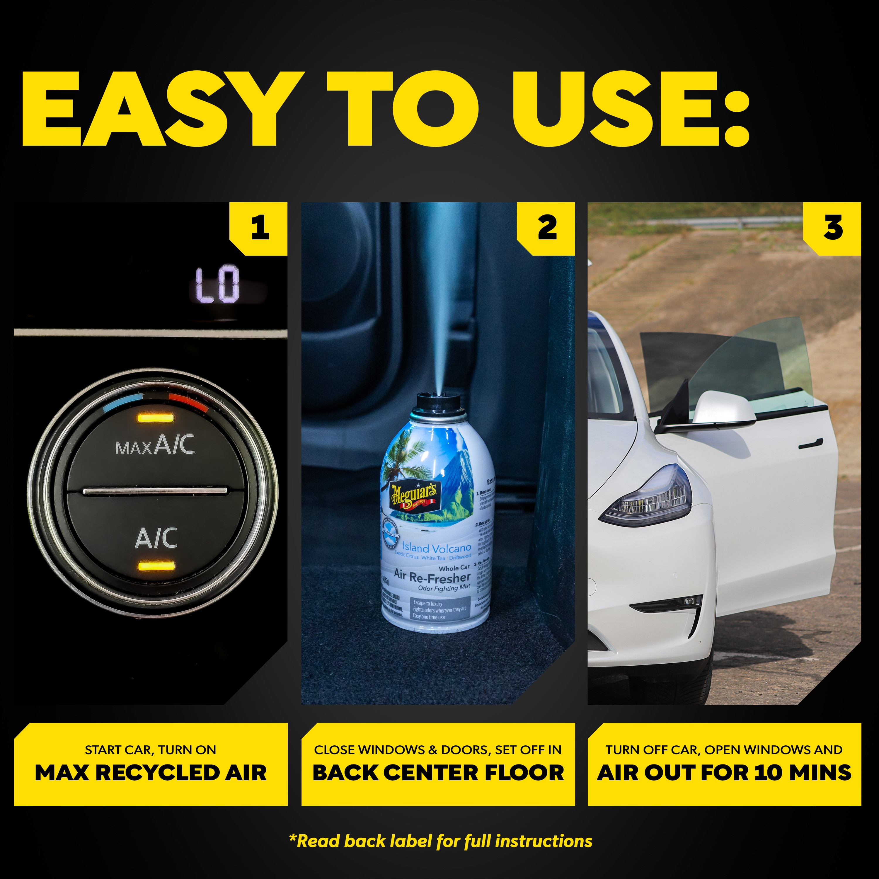 G262502 Whole Car Air Refresher - Island Volcano