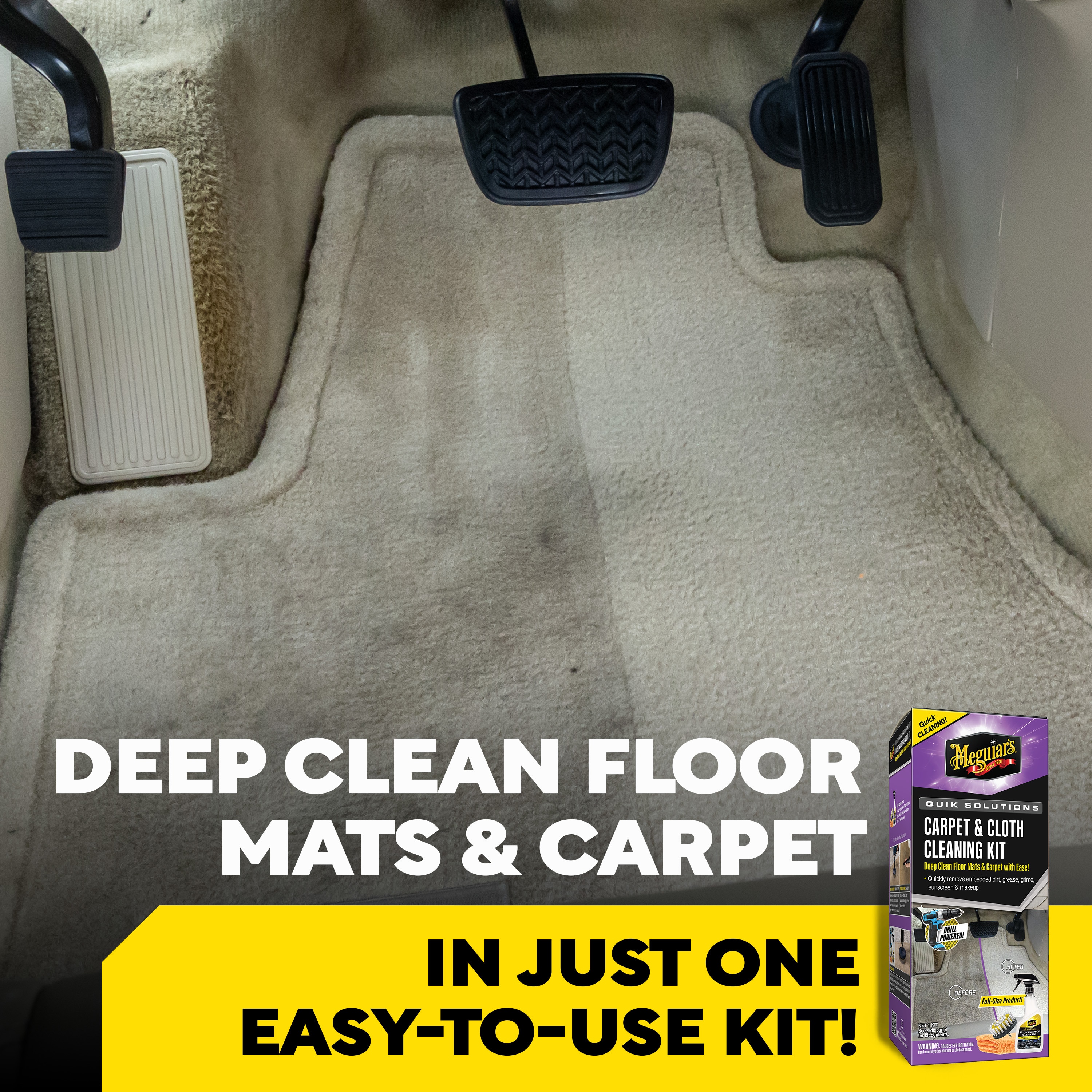 G55268 Quik Solutions Carpet And Cloth Cleaning Kit