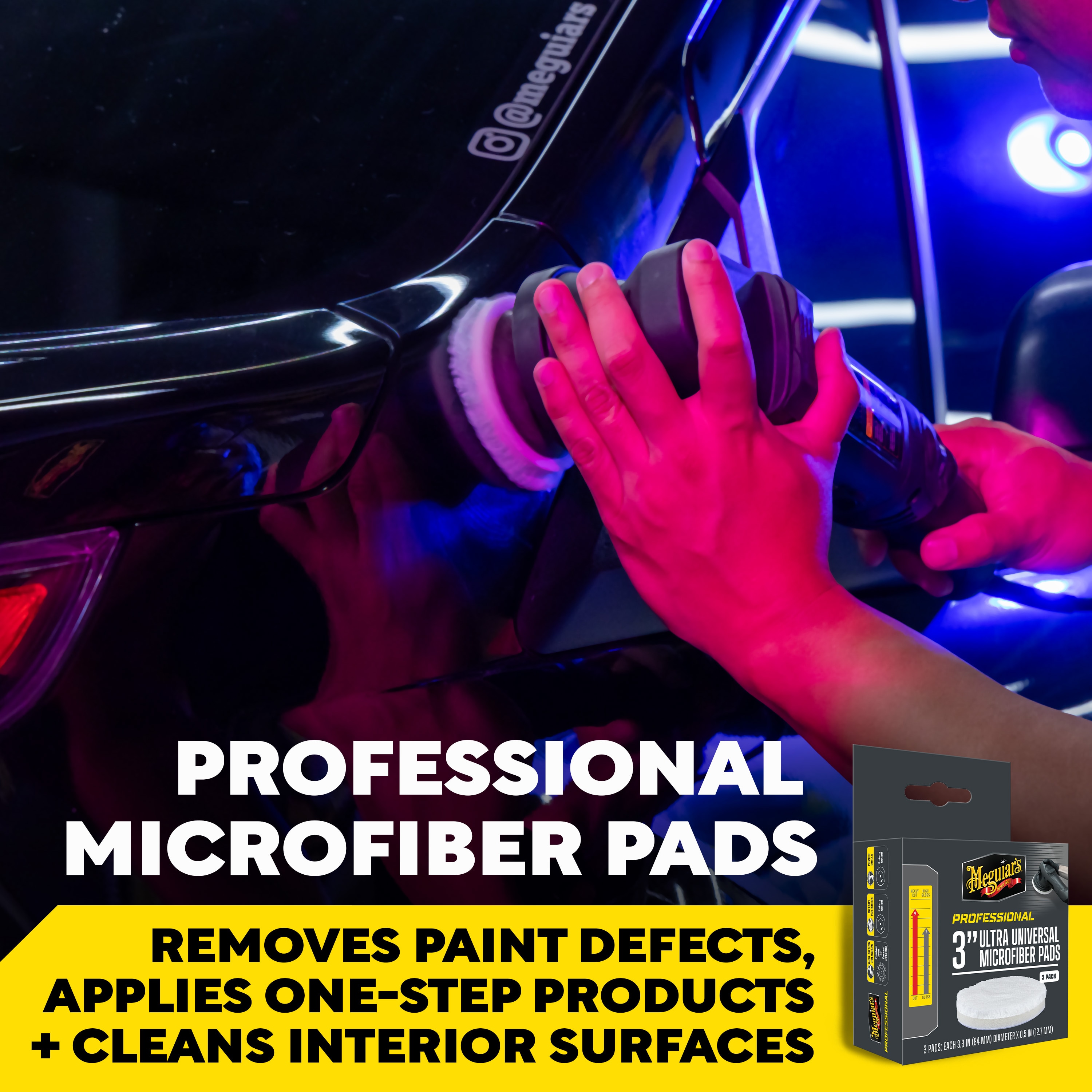 M3MFP3 3in Microfiber Pad