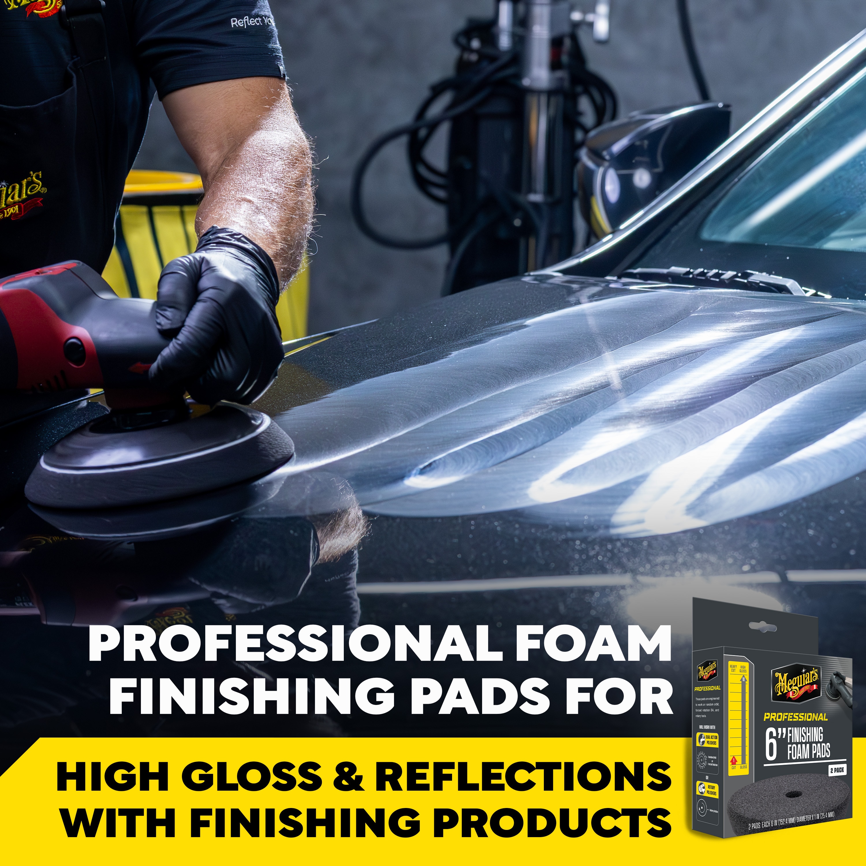 M6FFP2 6in Foam Finishing Pad