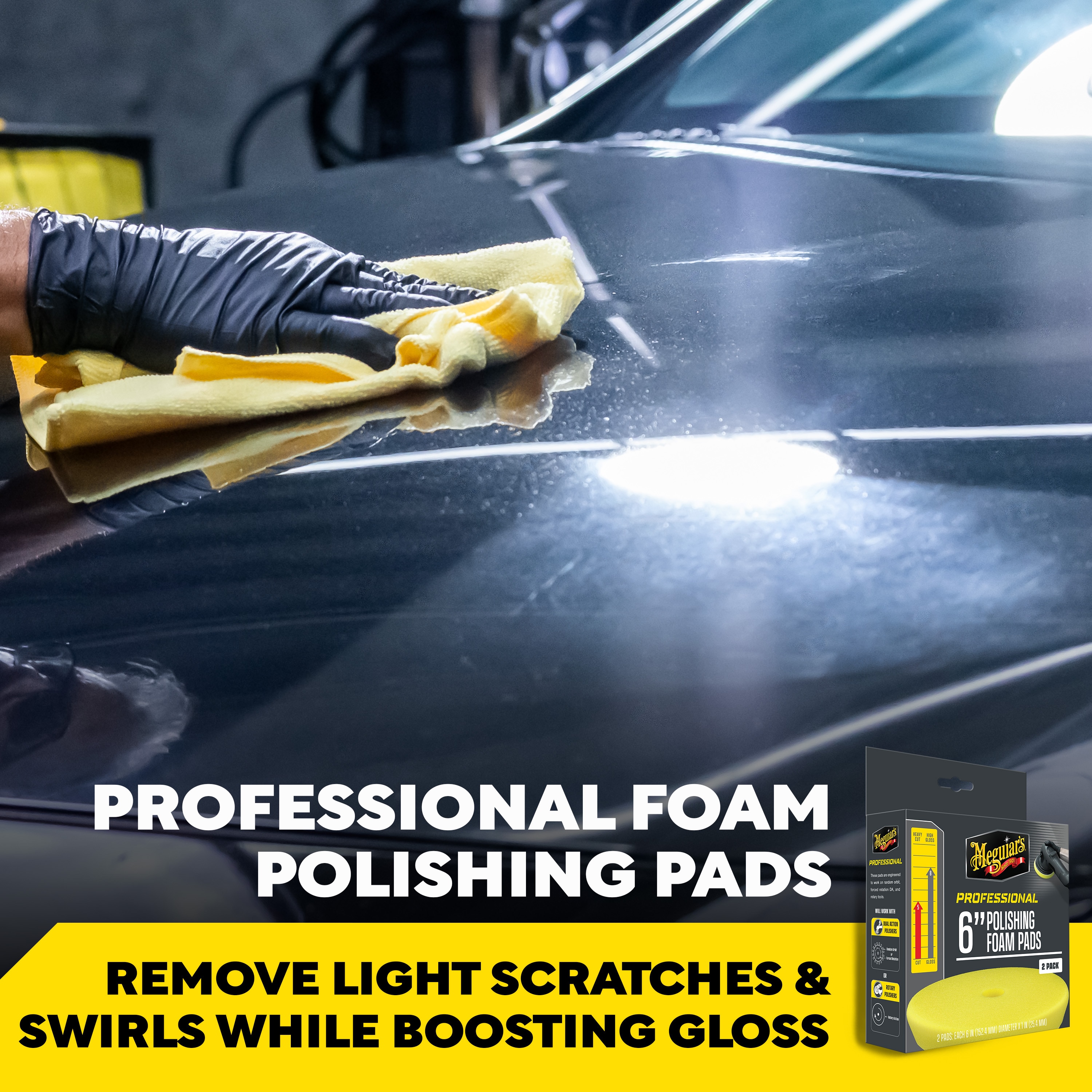 M6PFP2 6in Foam Polishing Pad