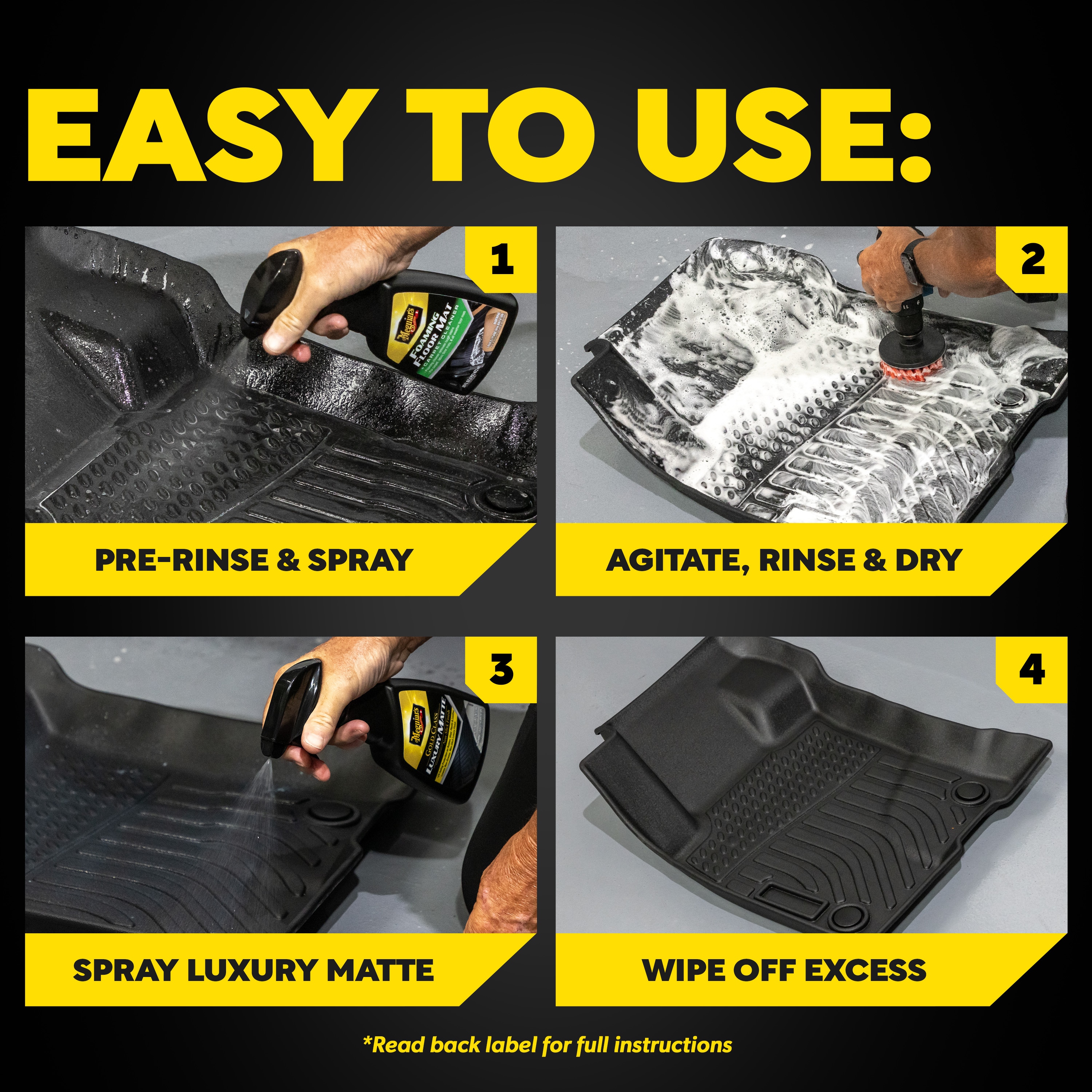 G55267 Quik Solutions All Weather Floor Mat Kit