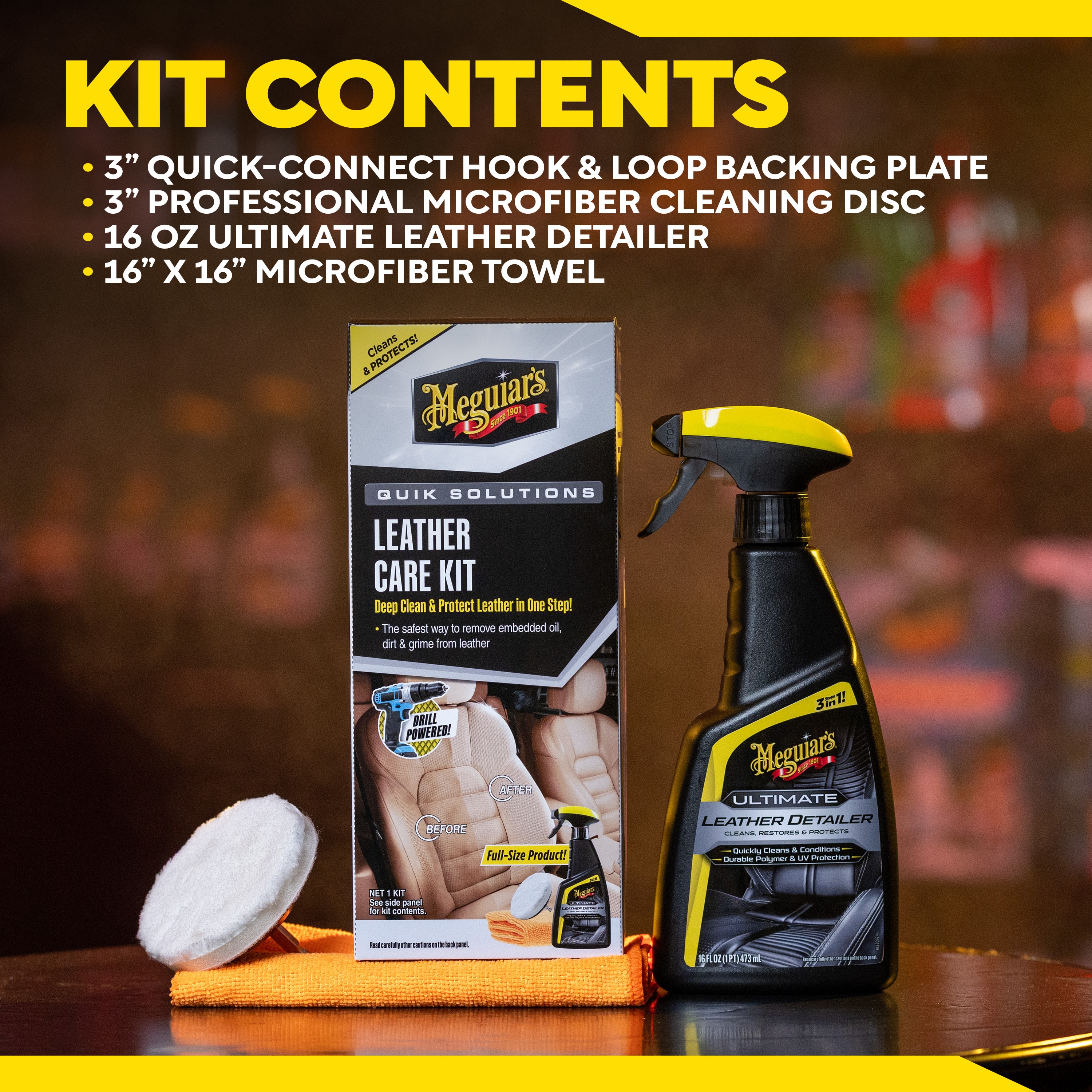 G55266 Quik Solutions Leather Care Kit