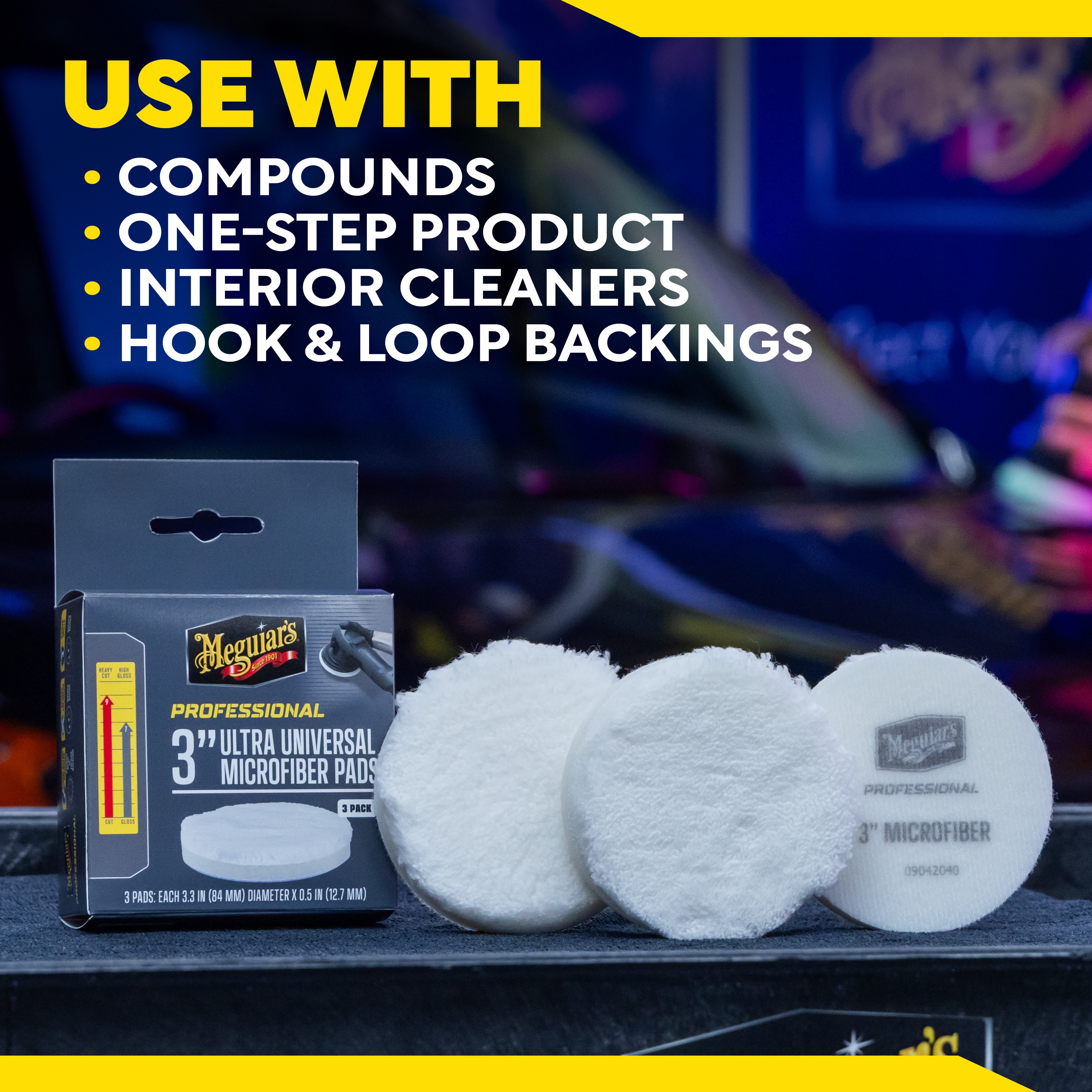 M3MFP3 3in Microfiber Pad