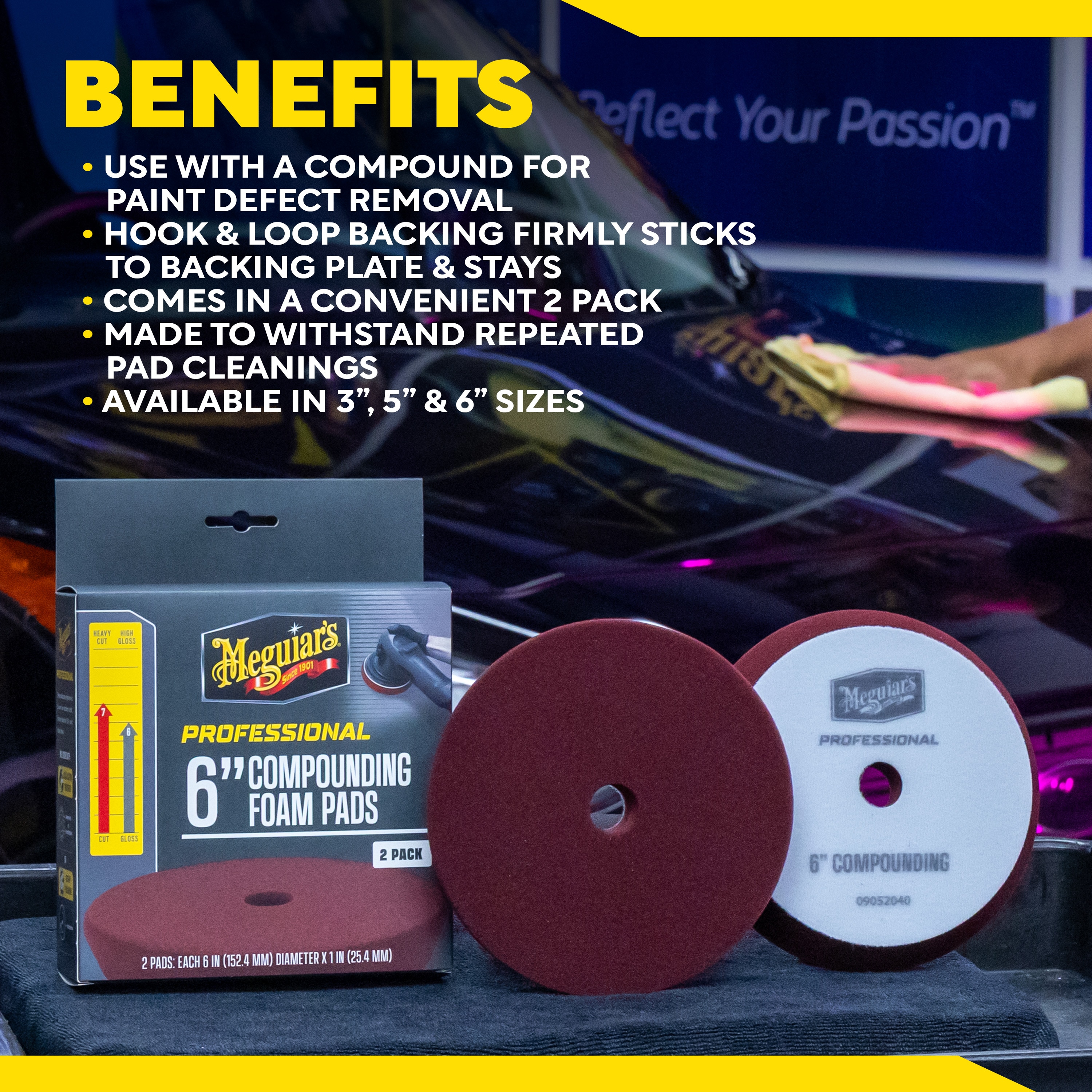 M6CFP2 6in Foam Compounding Pad