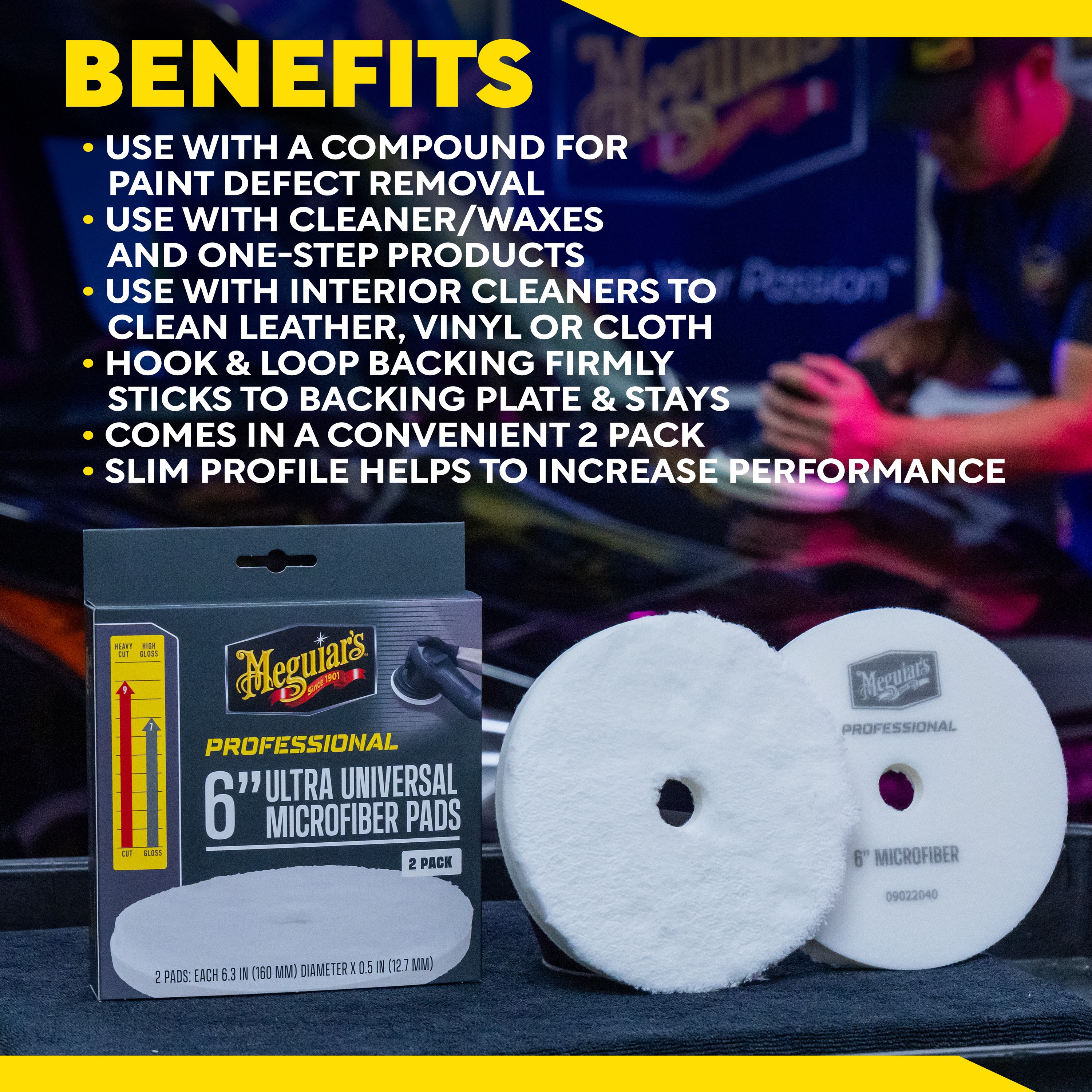 M6MFP2 6in Microfiber Pad