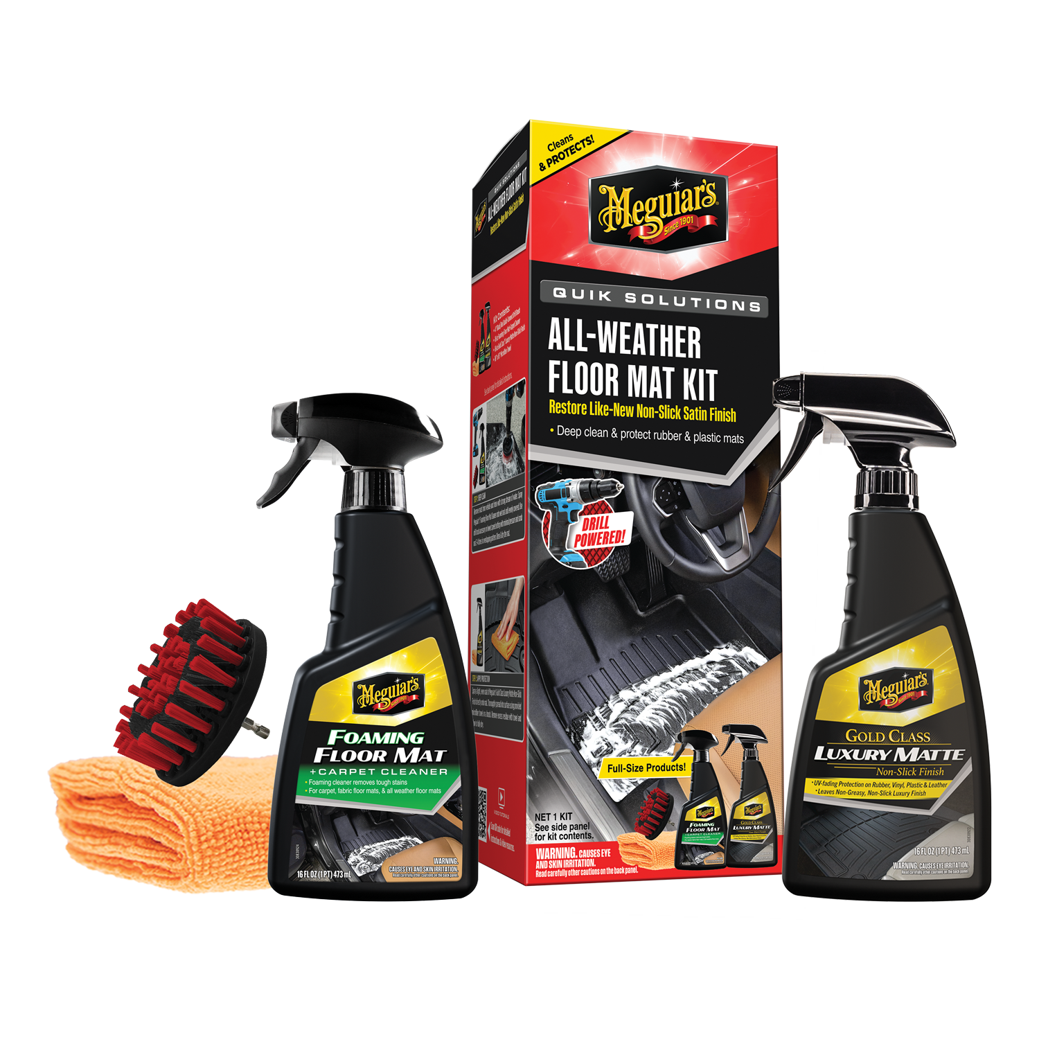 G55267 Quik Solutions All Weather Floor Mat Kit