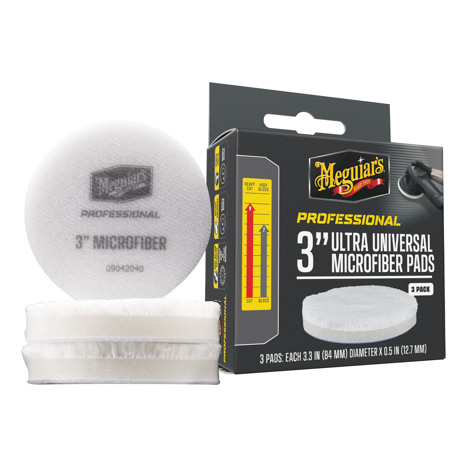 M3MFP3 3in Microfiber Pad