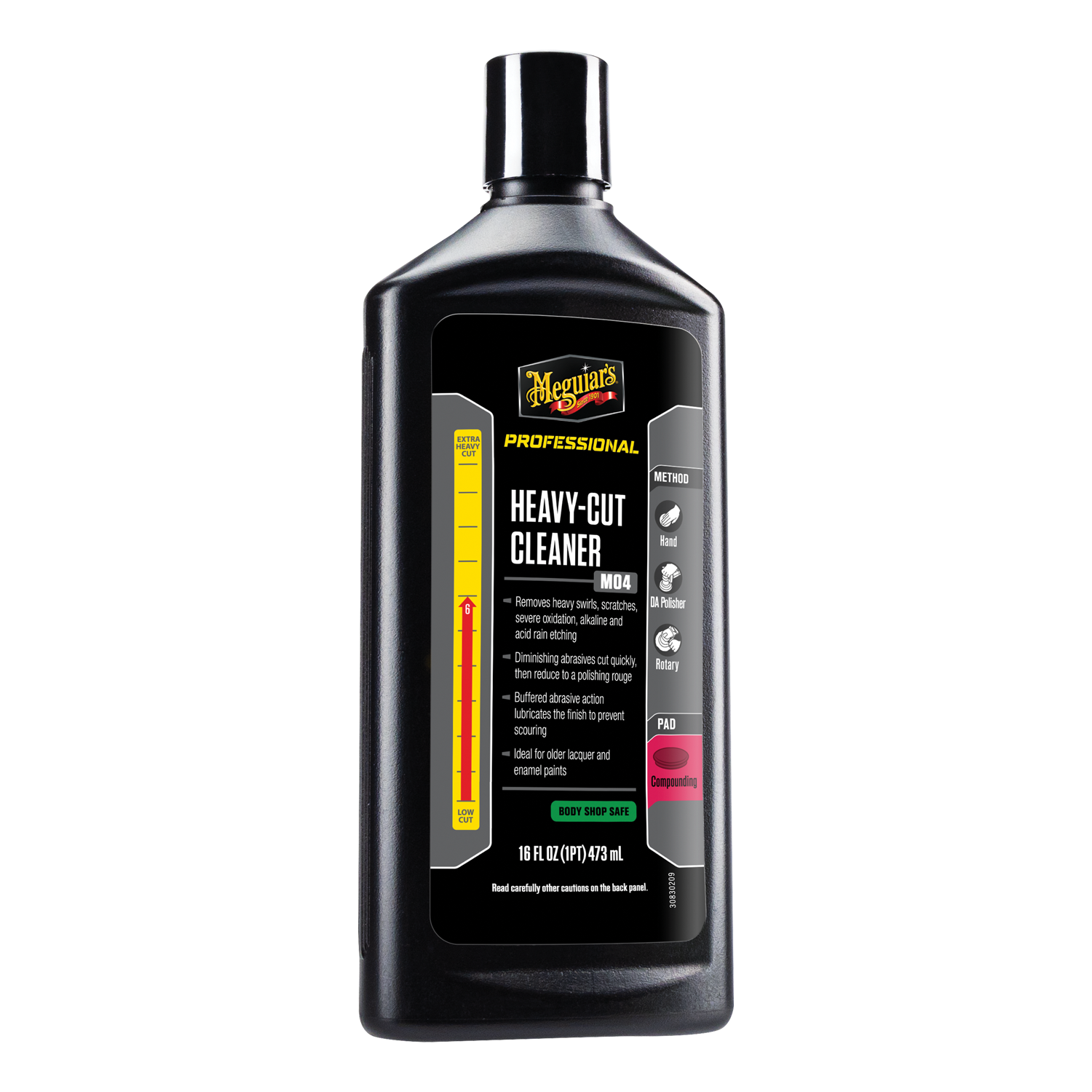 Meguiar's Professional M04 Heavy Cut Cleaner, M0416, 16oz