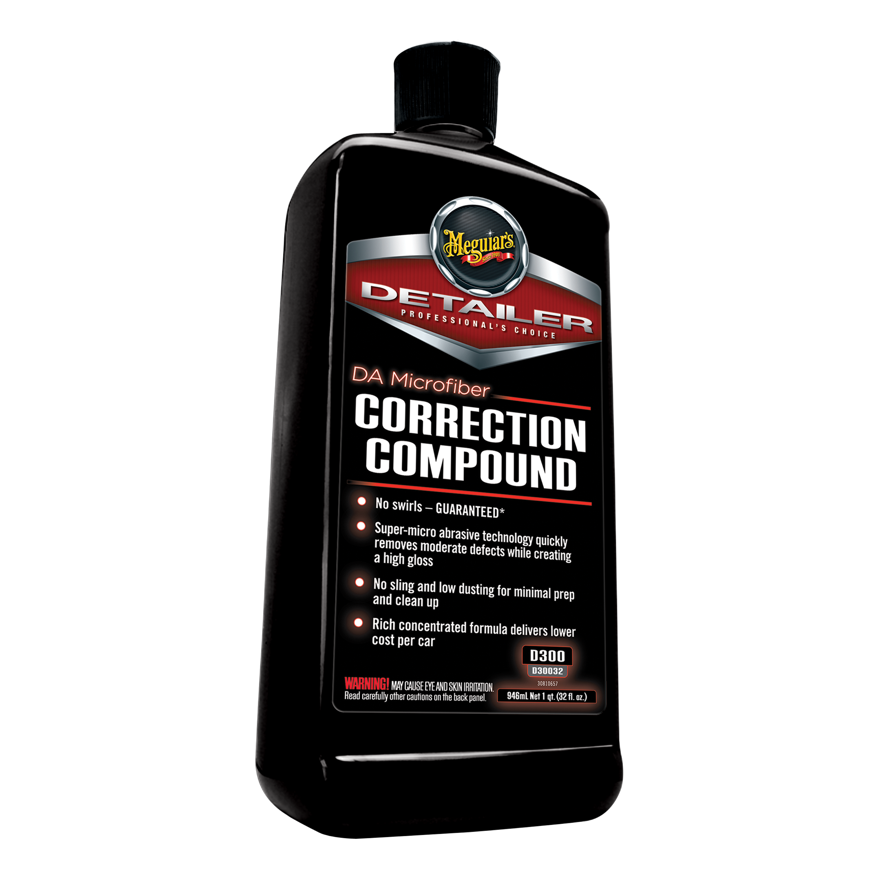 Meguiar's D30032 Microfiber Correction Compound, 32 oz Bottle