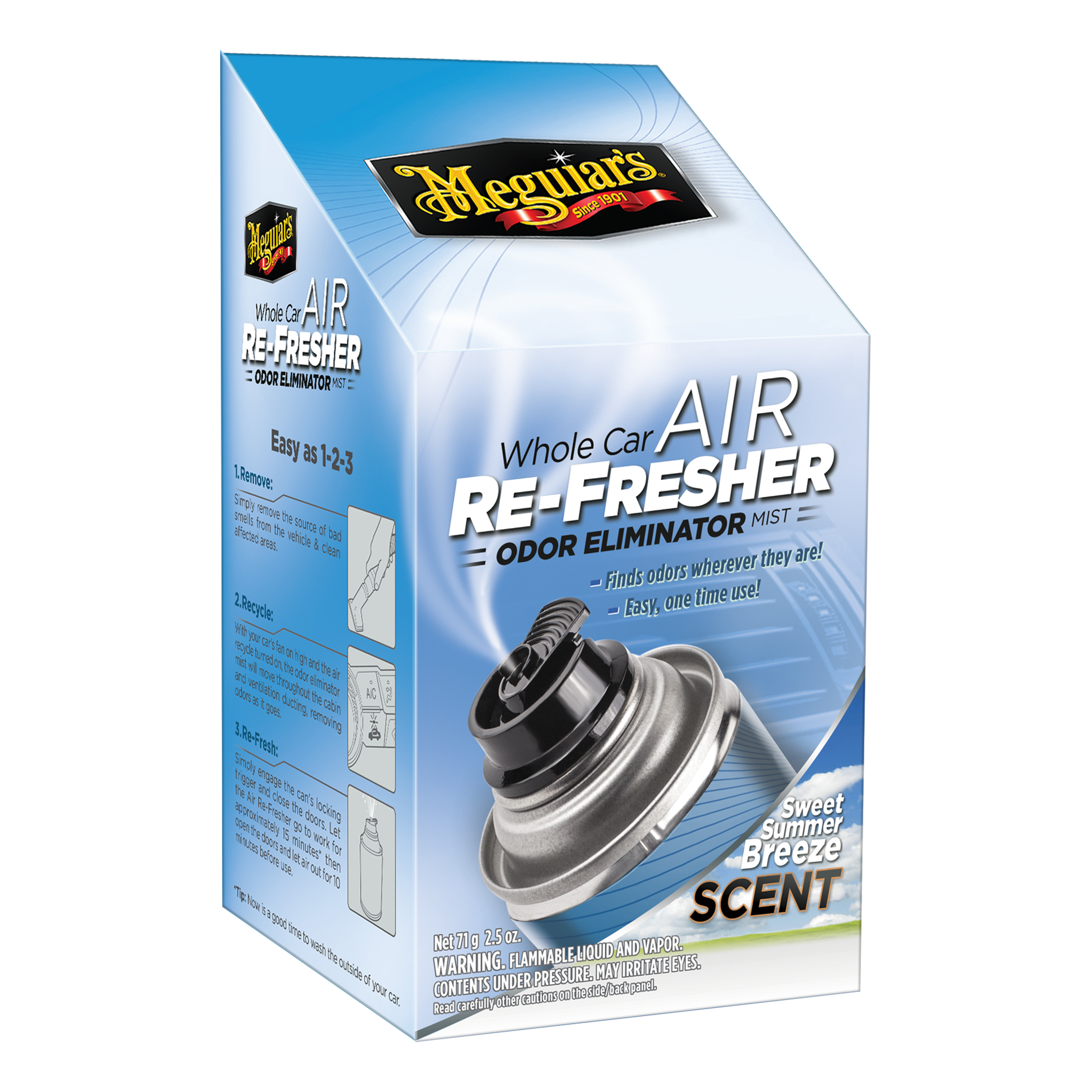 Meguiar's Whole Car Air Re-Fresher - Summer Breeze Scent G16602