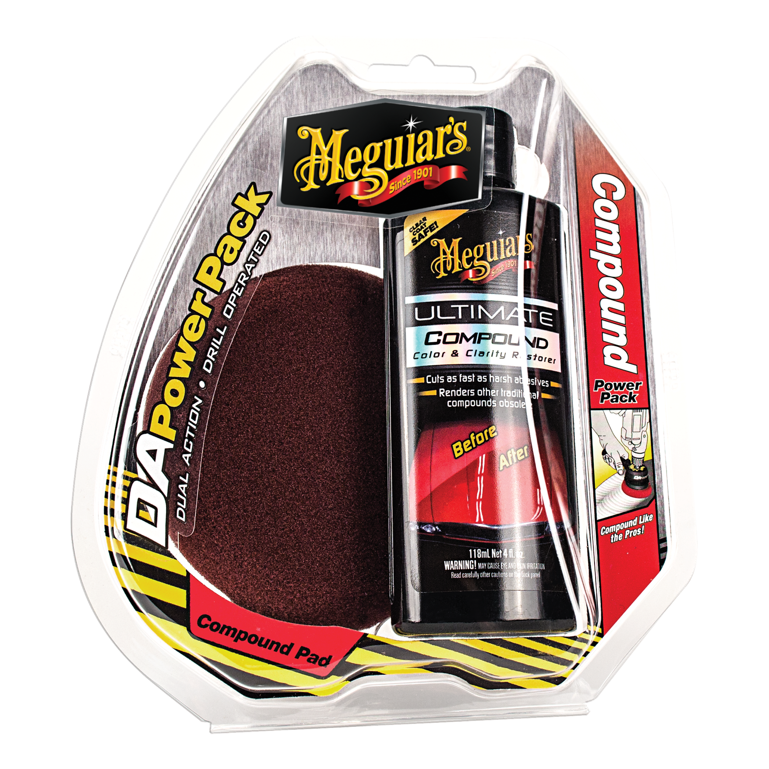 Meguiar's G55107 Dual Action Power System Kit – Get Professional Results  When Detailing