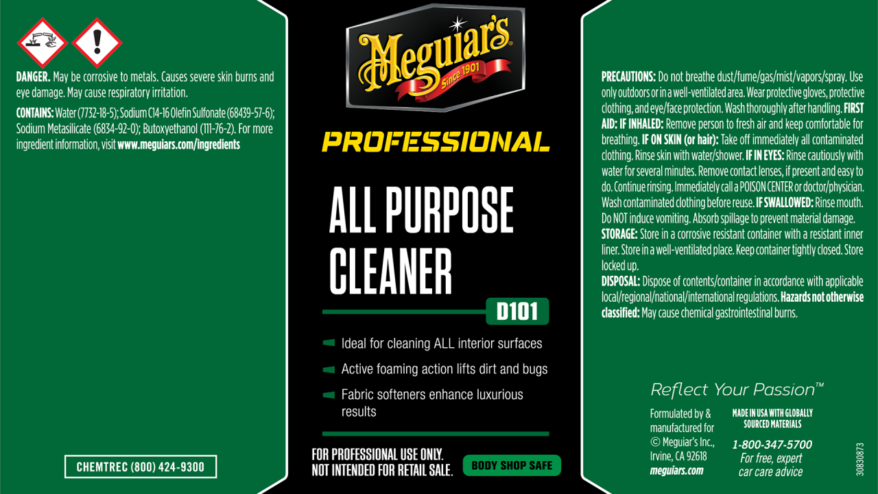 D101_AllPurposeCleaner Secondary Bottle Label