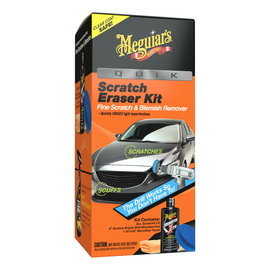 Meguiar's Quik Scratch Eraser Kit All in One Kit to Remove Fine