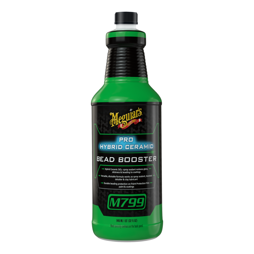 Meguiar's M799 Pro Ceramic Bead Booster – Ceramic Boost To Maintain Ceramic  Coatings - M79932, 32 Oz | Meguiar's