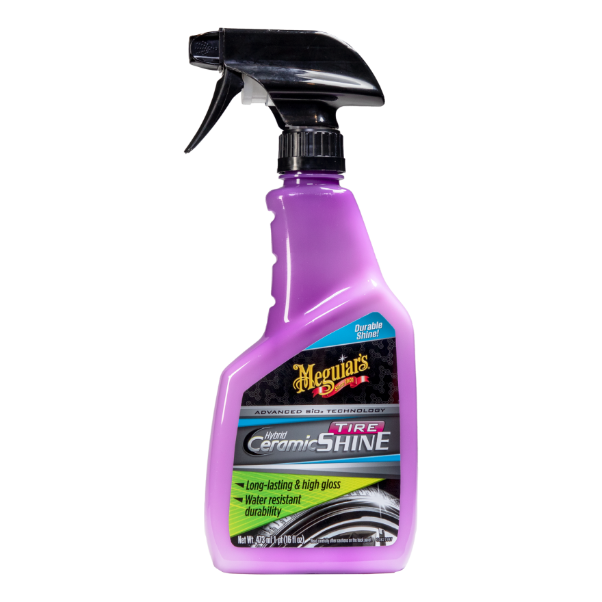 Meguiar's Hybrid Ceramic Tire Shine, Durable High Gloss Shine that