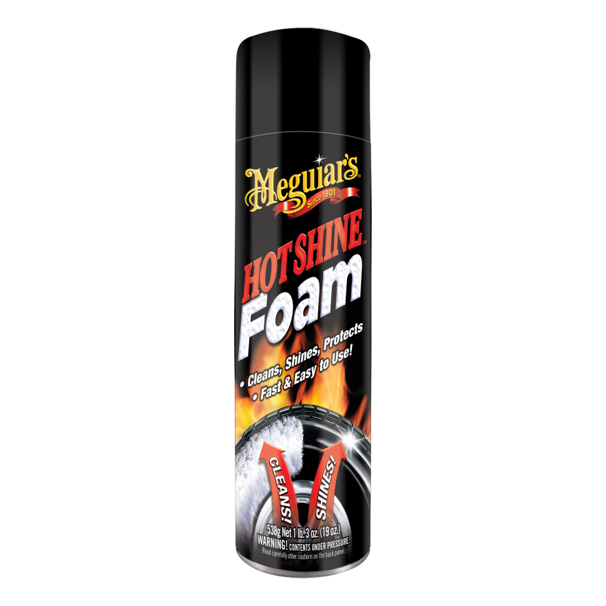 MEGU☻ Meguiar's® Hot Shine Tire Foam, G13919, 19 oz., Foam | Meguiar's
