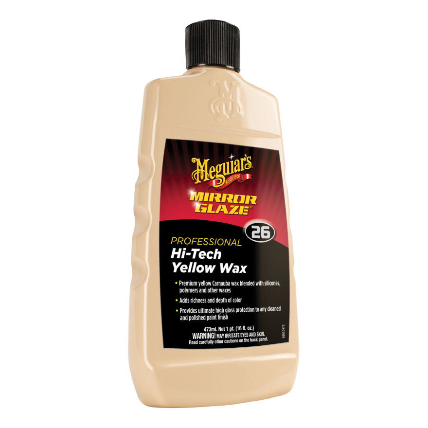 Meguiar's® Mirror Glaze® Hi-Tech Yellow Wax, M2616, 16 oz., Liquid |  Meguiar's