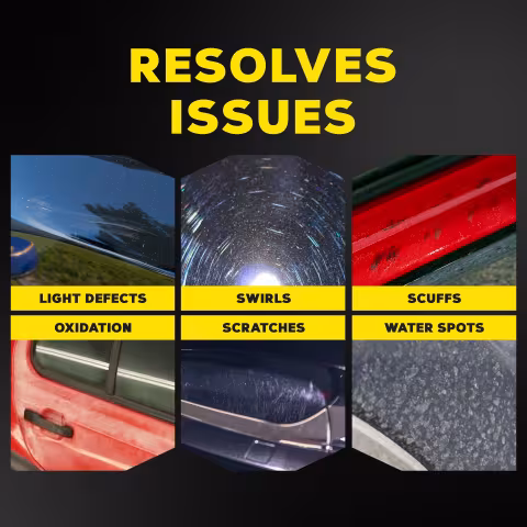 group of images showing 6 different defect types that can be resolved