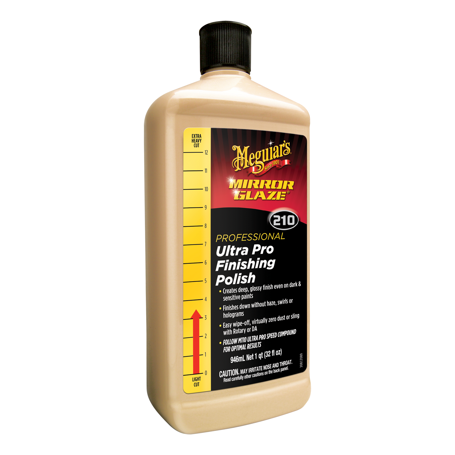 Meguiar's M210 Mirror Glaze Ultra Pro Finishing Polish – For a Deep, Glossy Finish - M21032, 32 oz