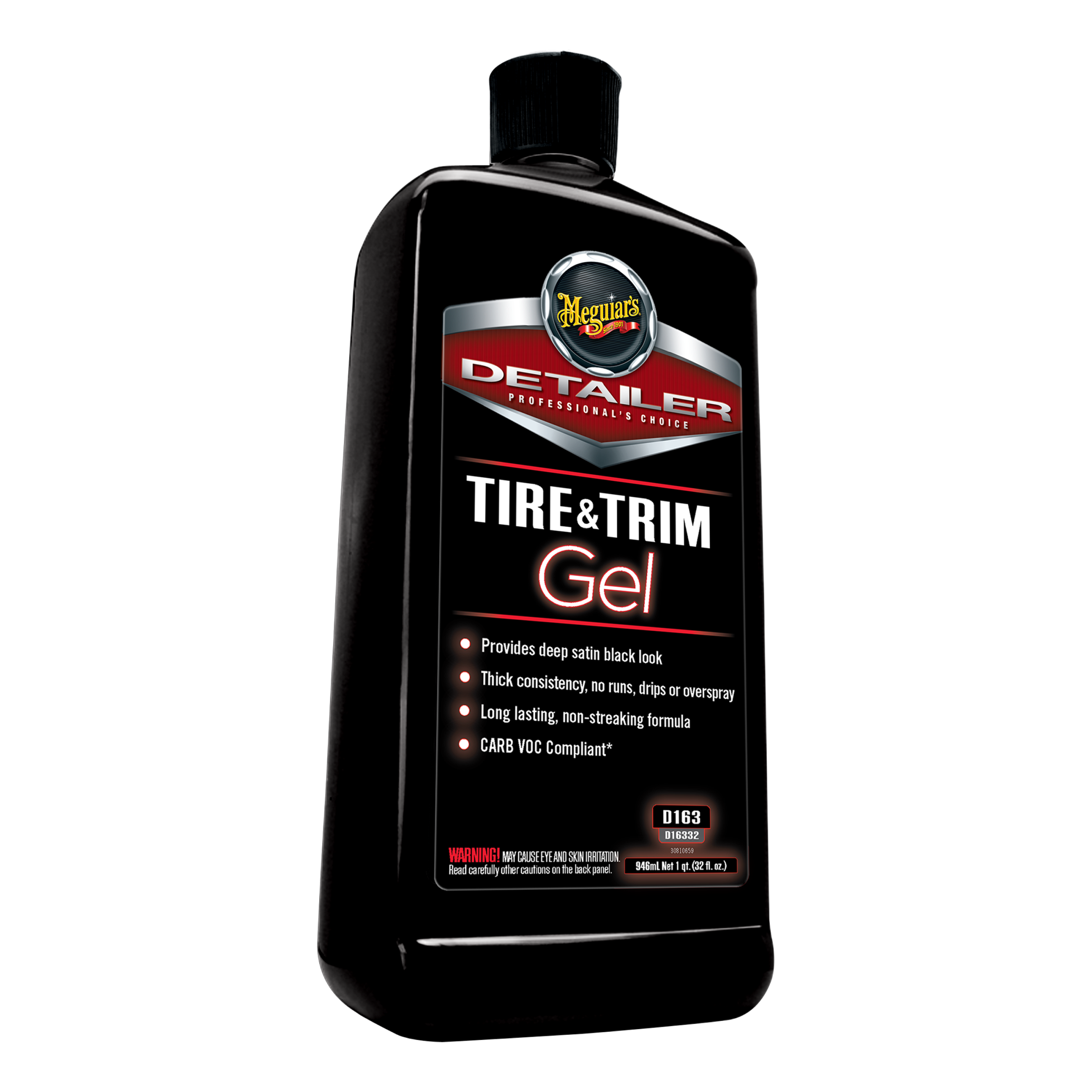 D163 Detailer Tire & Trim Gel, 32 oz
