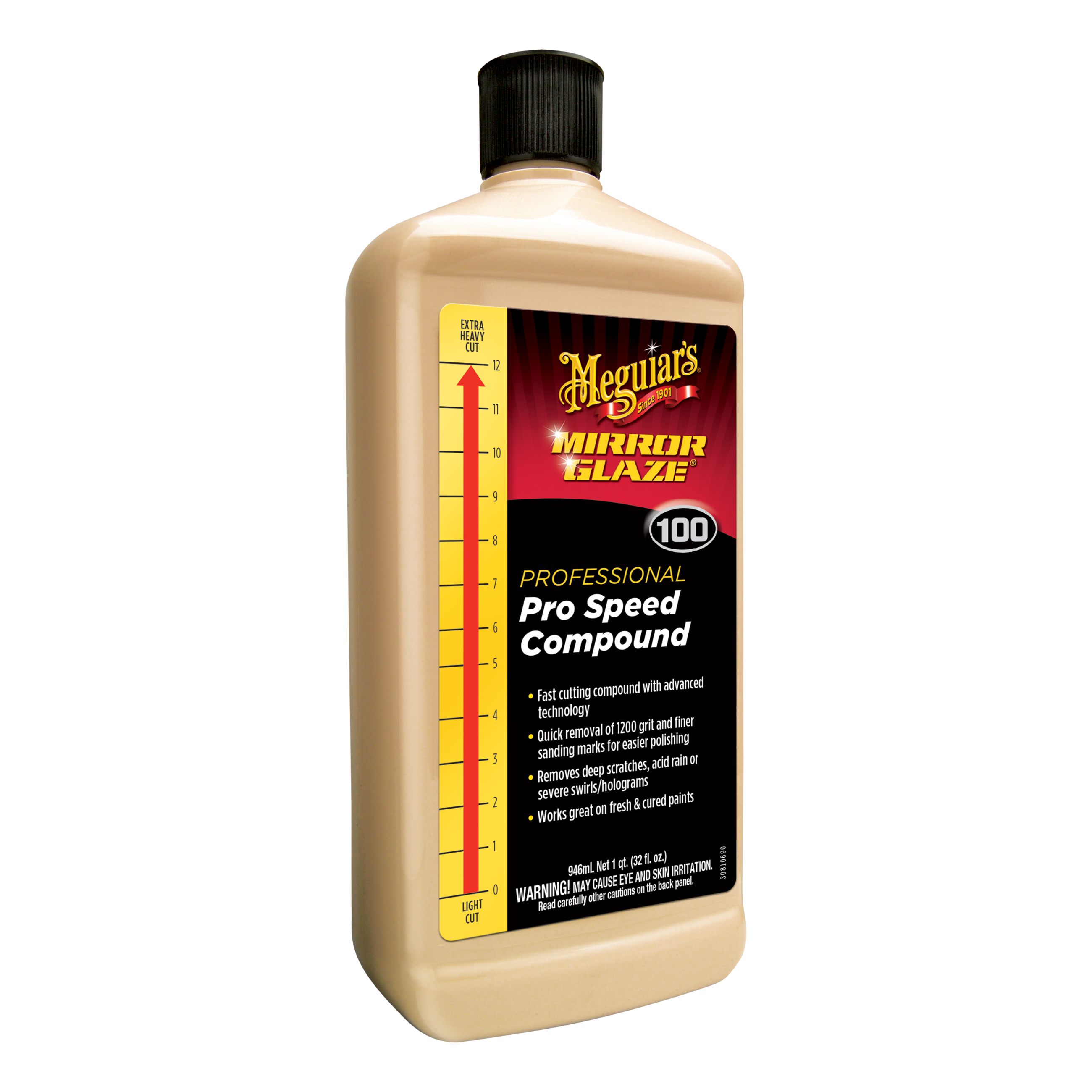 M100 Mirror Glaze® Pro Speed Compound, 32 oz