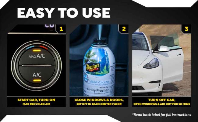 G262502 Whole Car Air Refresher - Island Volcano