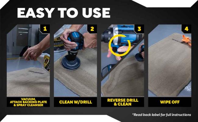 G55268 Quik Solutions Carpet And Cloth Cleaning Kit