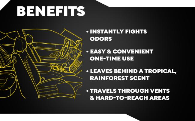 G262602 Whole Car Air Refresher - Tropical Rainforest
