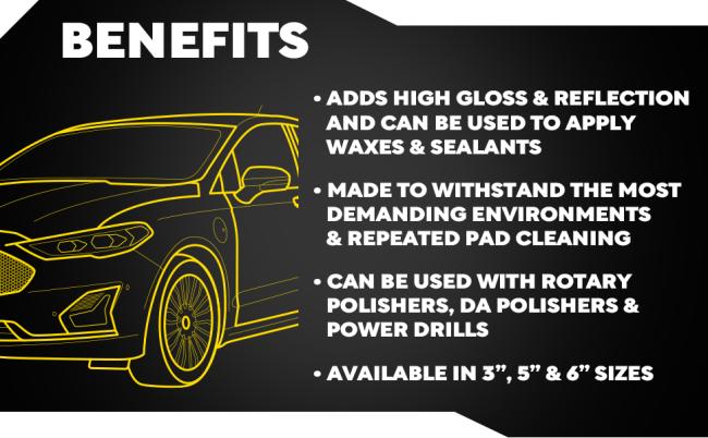 M3FFP3 3in Foam Finishing Pad