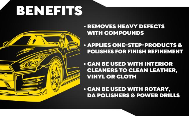 M3MFP3 3in Microfiber Pad