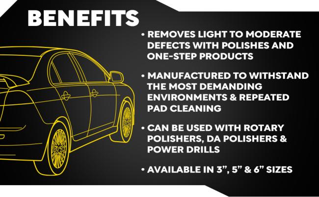 M3PFP3 3in Foam Polishing Pad