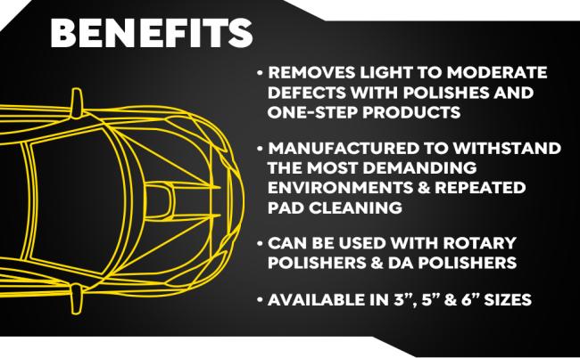 M6PFP2 6in Foam Polishing Pad