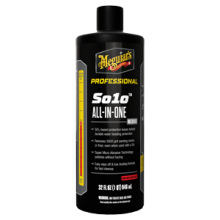 Meguiar's Professional So1o All-In-One M300 - SiO2-Based Formula Removes Paint Defects and Delivers Durable, Water-Beading Protection, Get Compounding, Polishing, and Protecting in One Step - 32oz