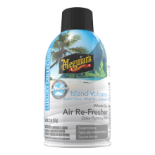 Meguiar’s Whole Car Air Re-Fresher Odor Fighting Mist, Island Volcano Scent, G262502