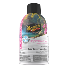 Meguiar’s Whole Car Air Re-Fresher Odor Fighting Mist, Tropical Rainforest Scent, G262602